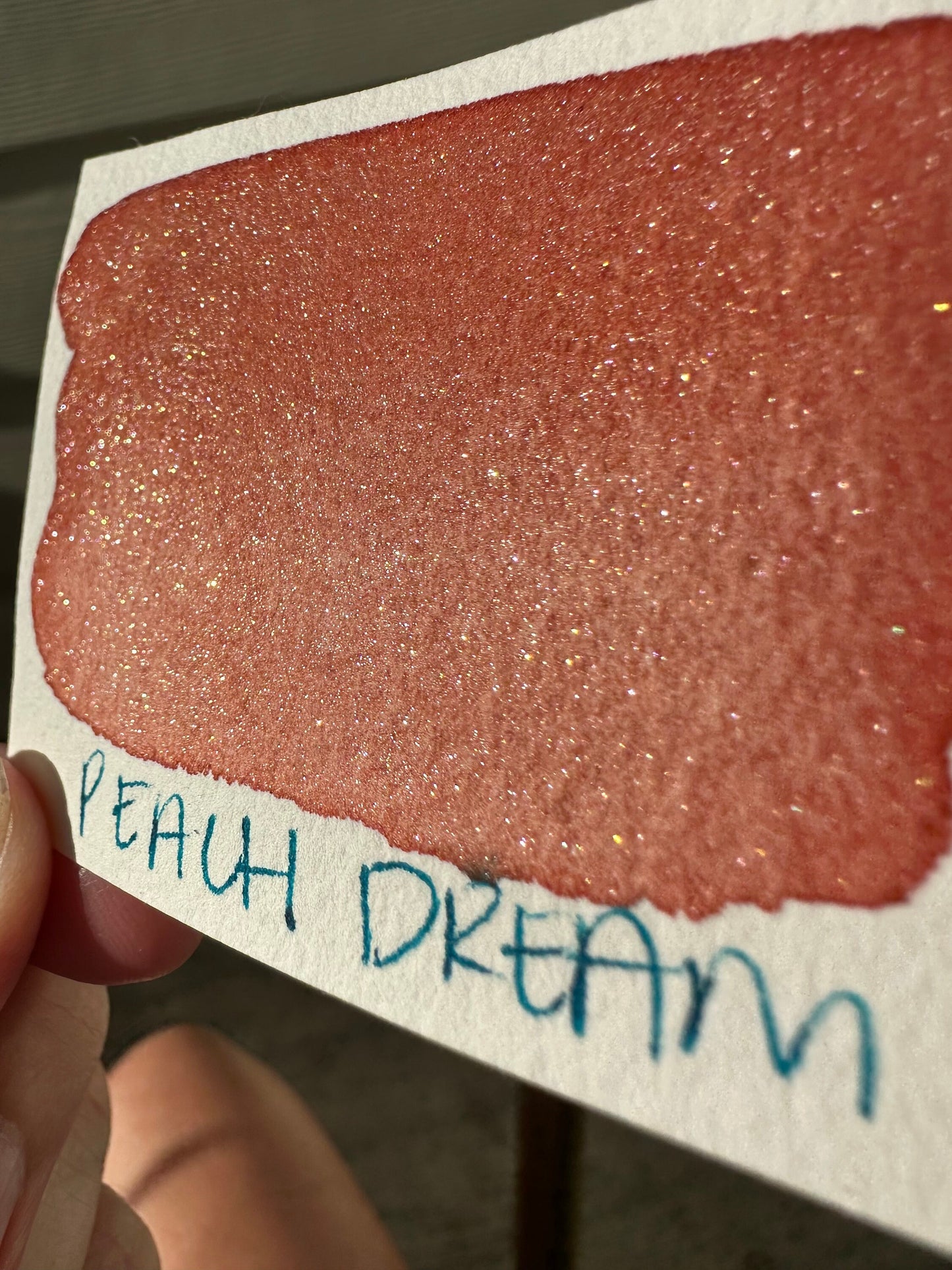 Peach Dream | Handmade Watercolors | Handmade Paint | Calligraphy | Lettering |