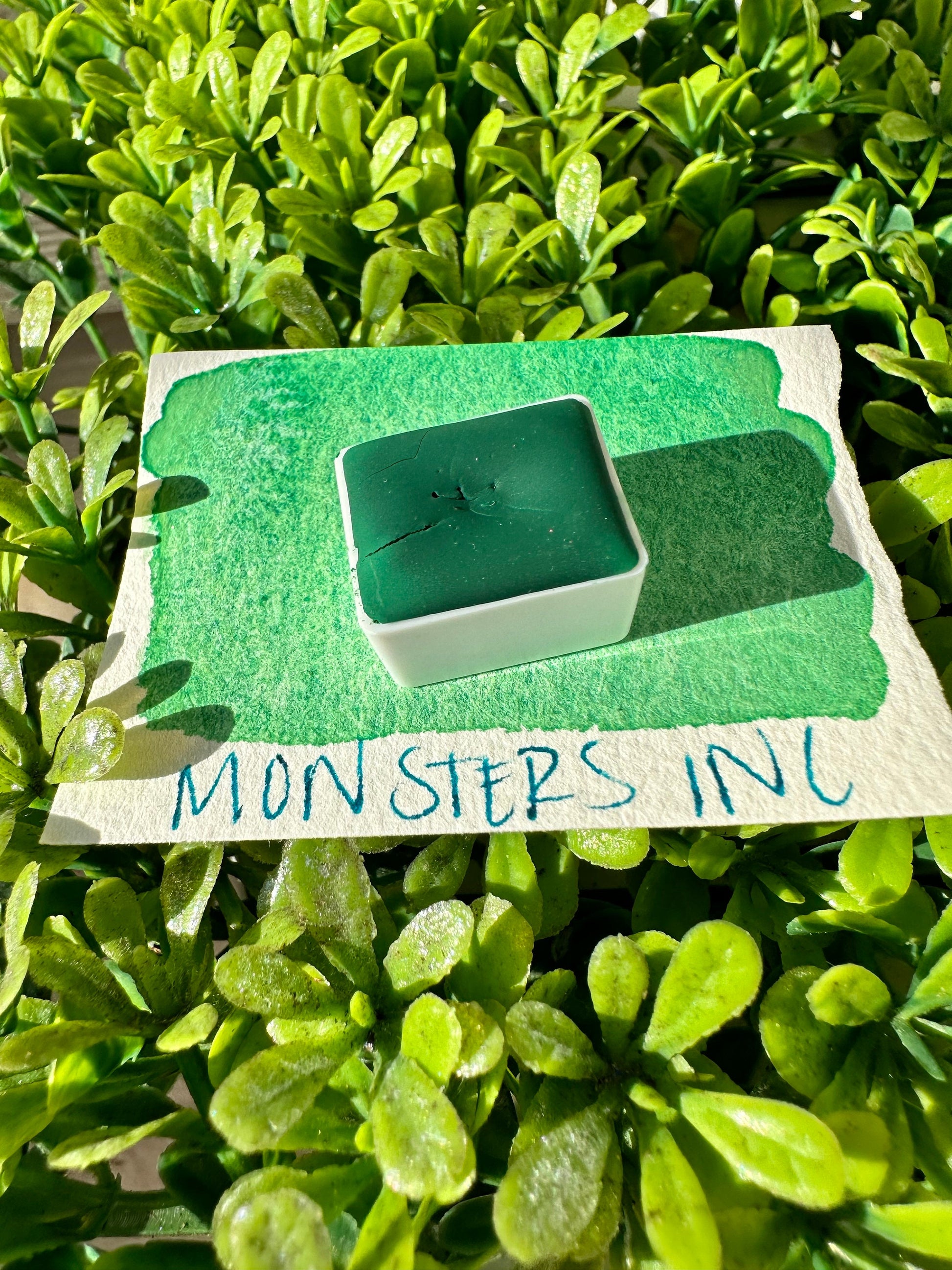 Monsters I N C | Handmade Watercolors | Handmade Paint | Watercolors | Watercolor | Watercolor Artist