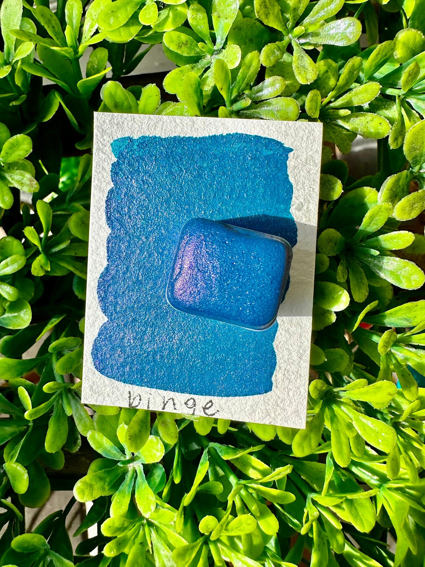 Binge | Handmade Watercolors | Handmade Paint | Calligraphy | Lettering | Flake Pigment