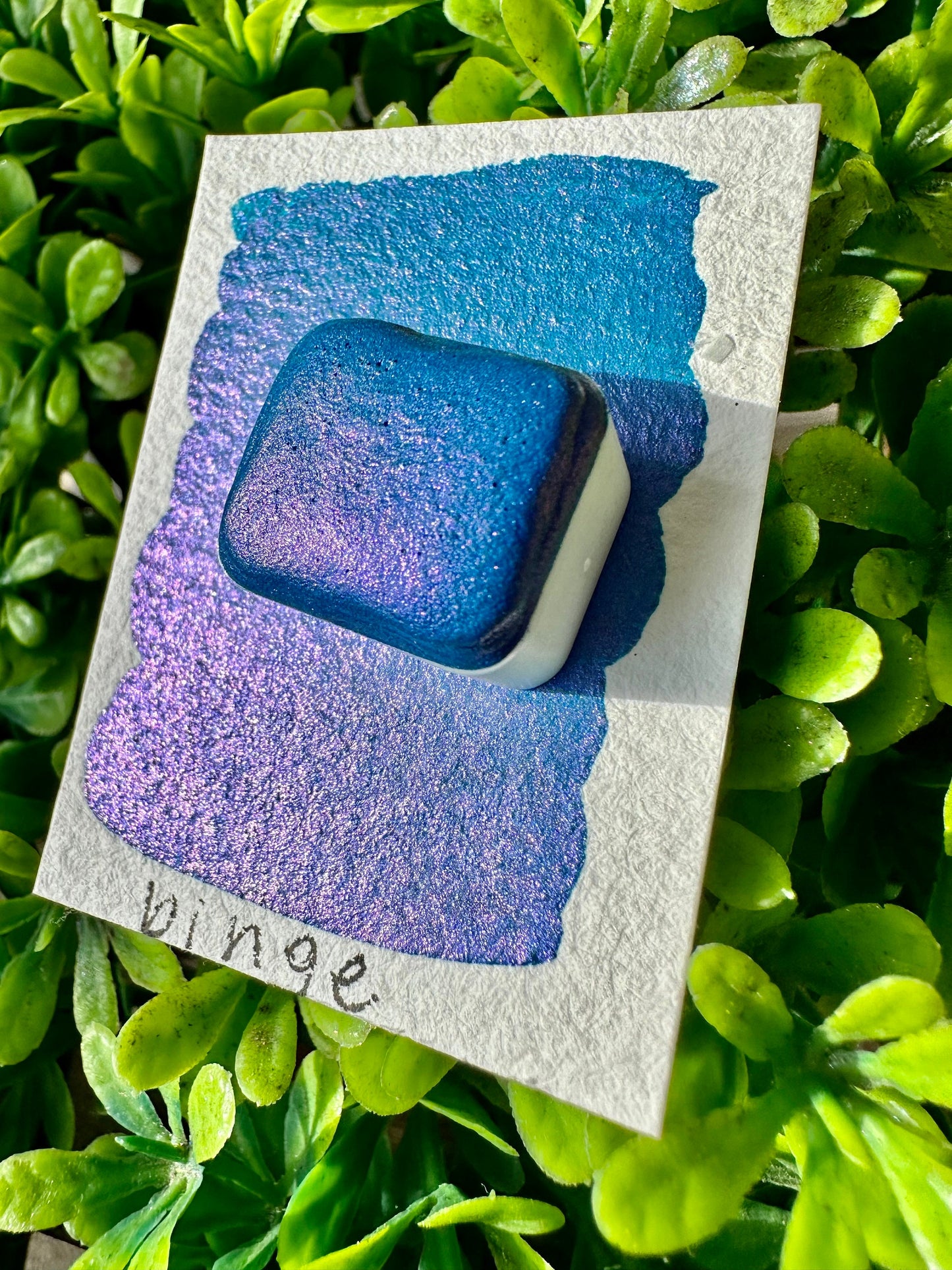 Binge | Handmade Watercolors | Handmade Paint | Calligraphy | Lettering | Flake Pigment