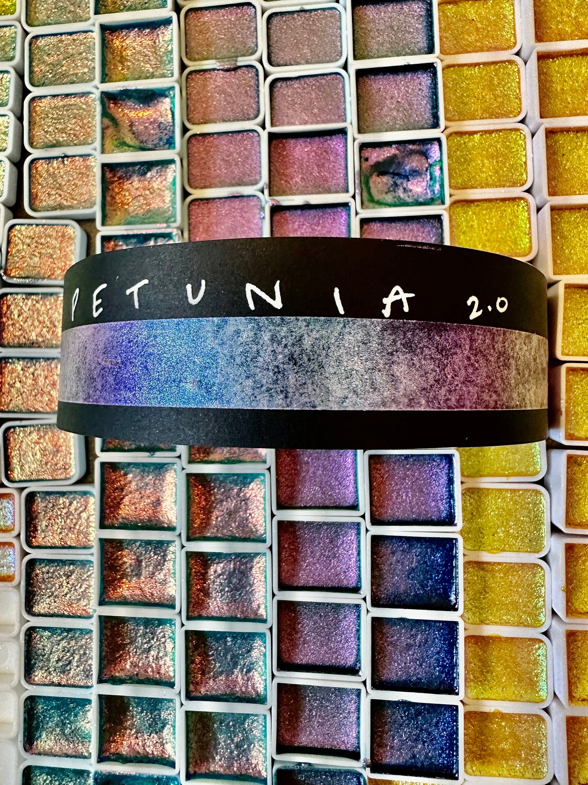 Petunia 2.0 | Handmade Watercolors | Handmade Paint | Watercolors | Watercolor Artist | Handmade Cards | Calligraphy | Lettering