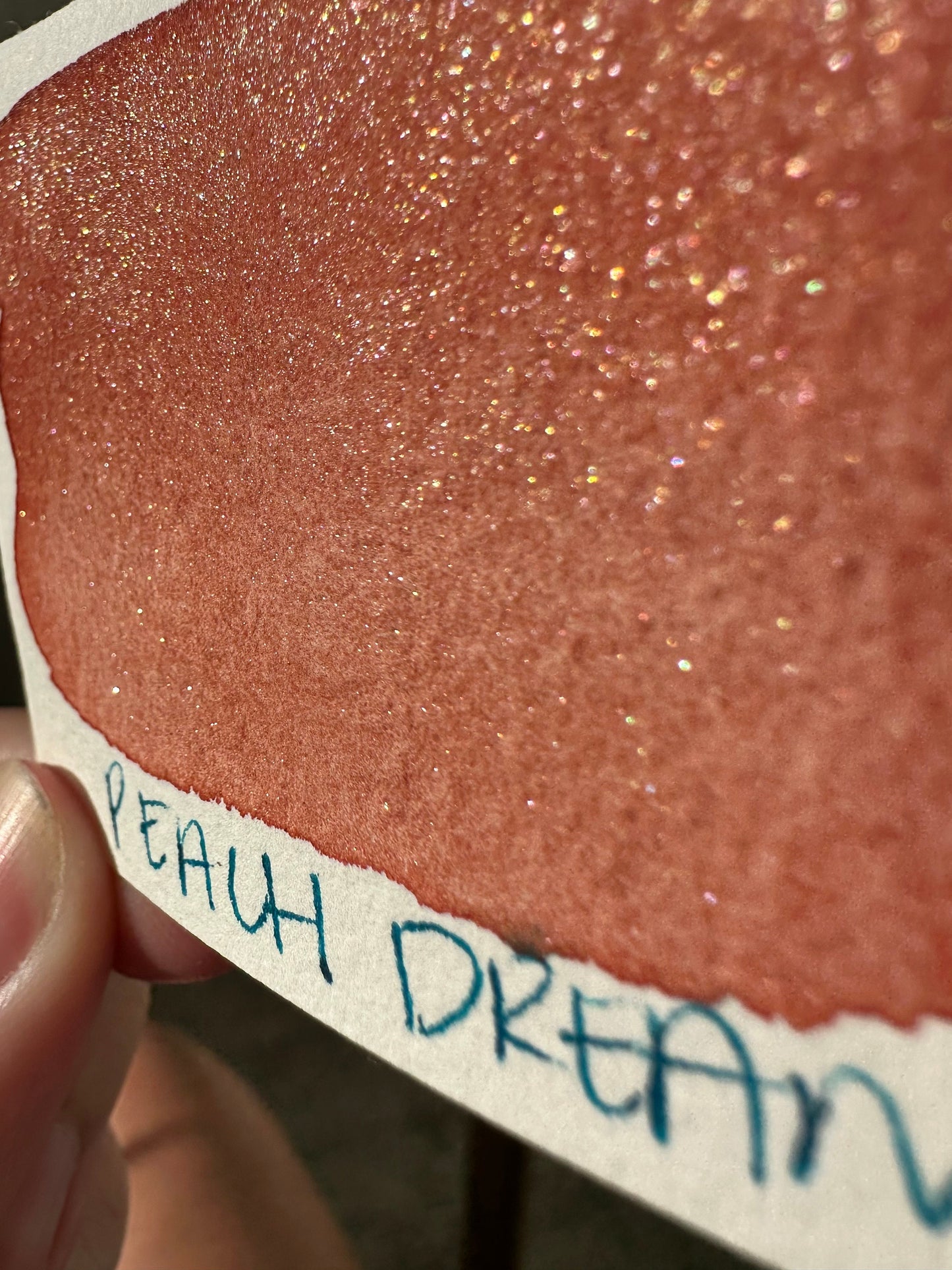 Peach Dream | Handmade Watercolors | Handmade Paint | Calligraphy | Lettering |