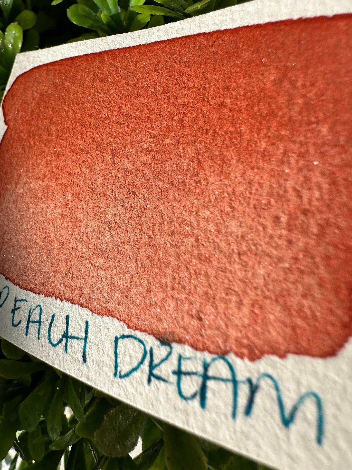 Peach Dream | Handmade Watercolors | Handmade Paint | Calligraphy | Lettering |