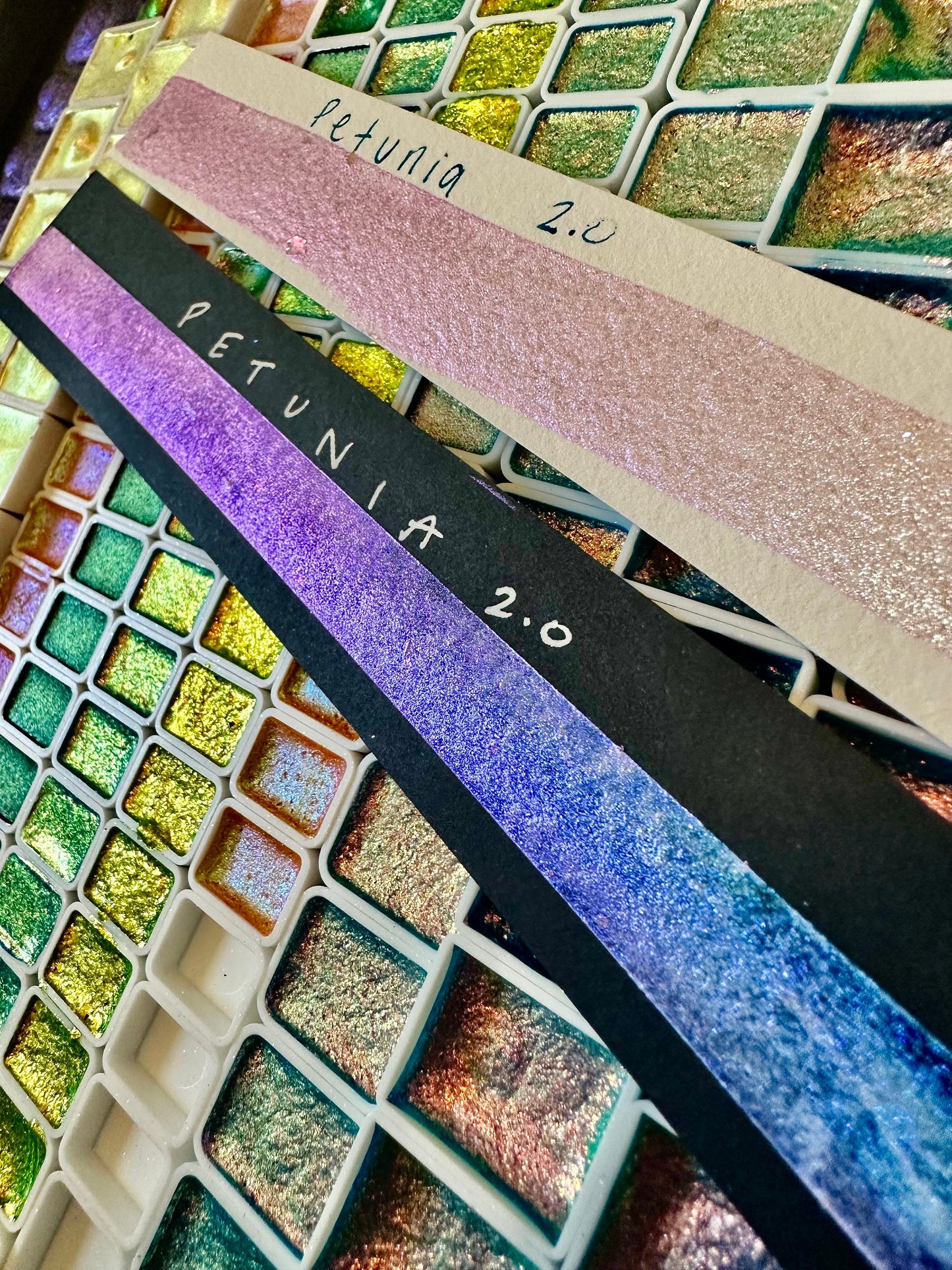 Petunia 2.0 | Handmade Watercolors | Handmade Paint | Watercolors | Watercolor Artist | Handmade Cards | Calligraphy | Lettering