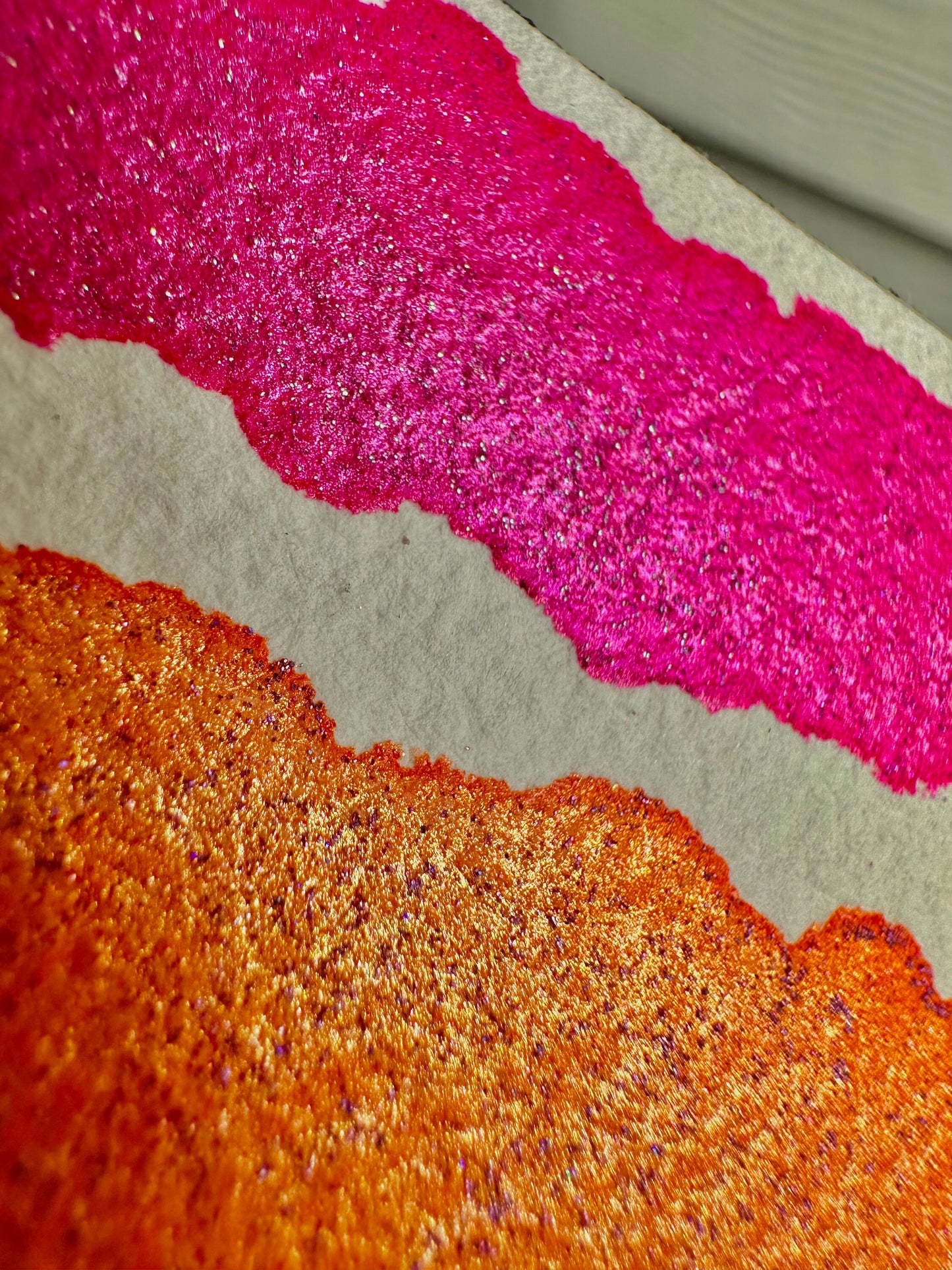 Snek” Mica, Glitter, Neon Set | Handmade Watercolors | Neon Colors | Handmade Cards | Watercolor Florals | Matte Pigment | Half Pans