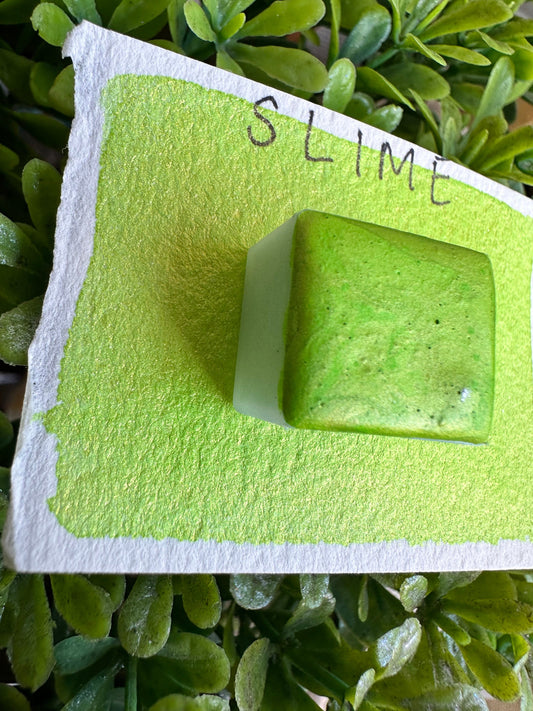 SLIME | Handmade Watercolors | Handmade Paint | Watercolors | Watercolor | Handmade Cards |
