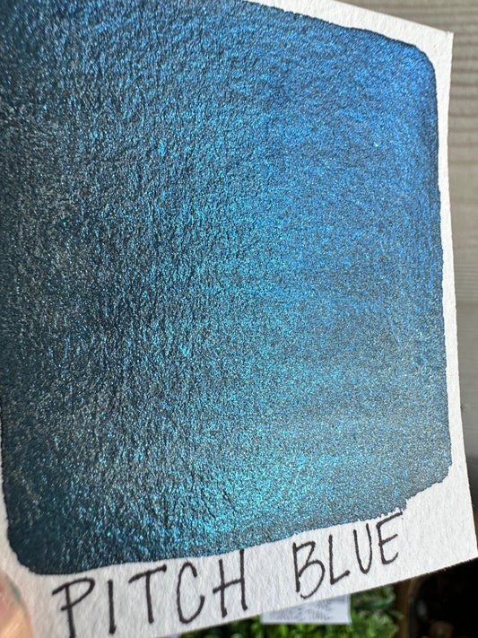 PITCH BLUE | Handmade Watercolors | Handmade Paint | Watercolors | Watercolor | Handmade Cards |