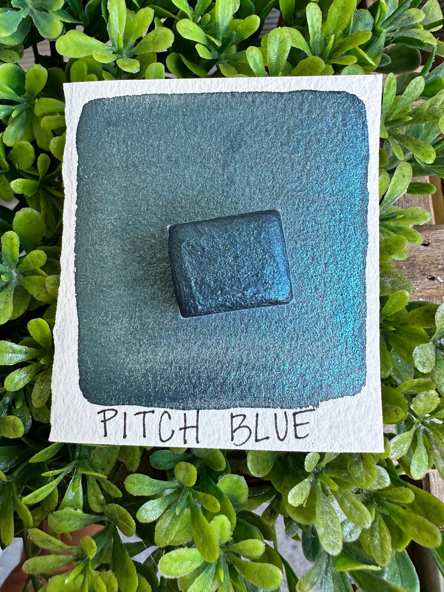 PITCH BLUE | Handmade Watercolors | Handmade Paint | Watercolors | Watercolor | Handmade Cards |