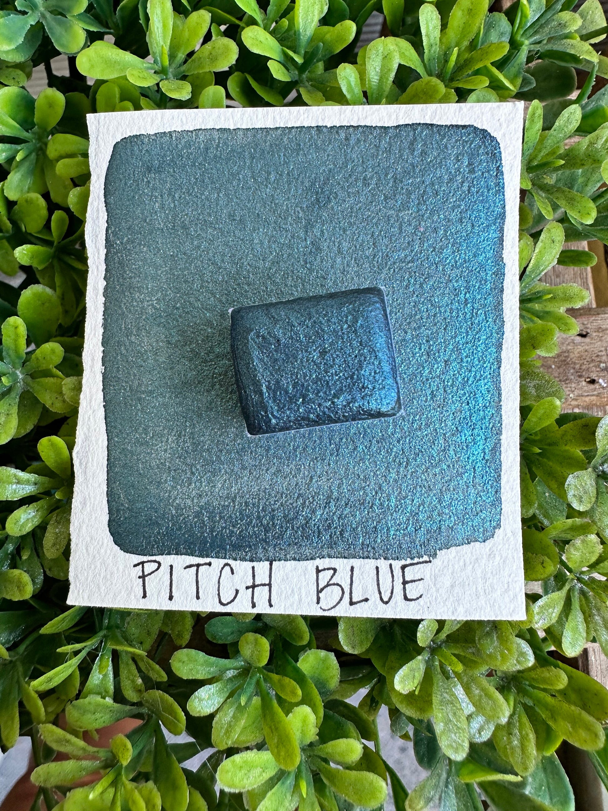 PITCH BLUE | Handmade Watercolors | Handmade Paint | Watercolors | Watercolor | Handmade Cards |