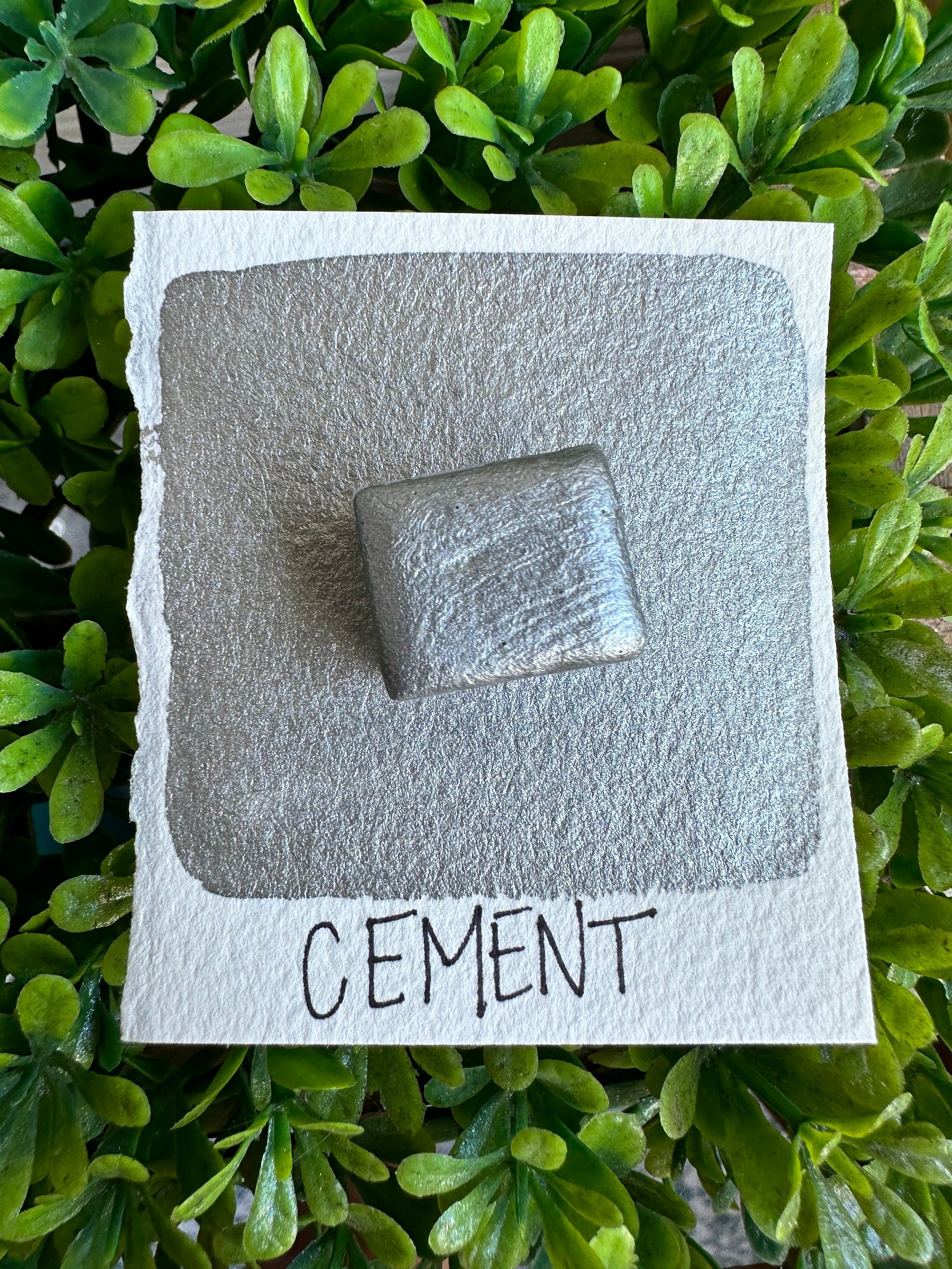Cement | Handmade Watercolors | Handmade Paint | Watercolors | Watercolor | Handmade Cards |