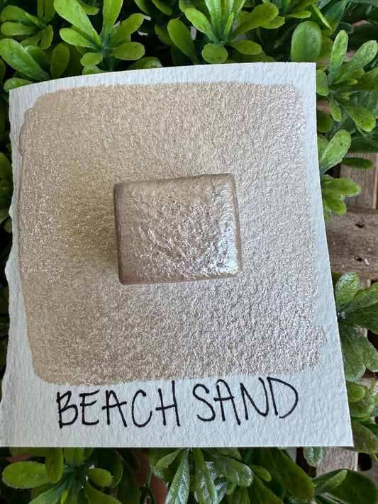BEACH SAND | Handmade Watercolors | Handmade Paint | Watercolors | Watercolor | Handmade Cards |