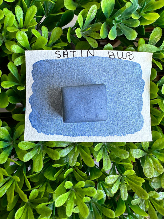 BLUE SATIN | Handmade Watercolors | Handmade Paint | Watercolors | Watercolor | Watercolor Artist