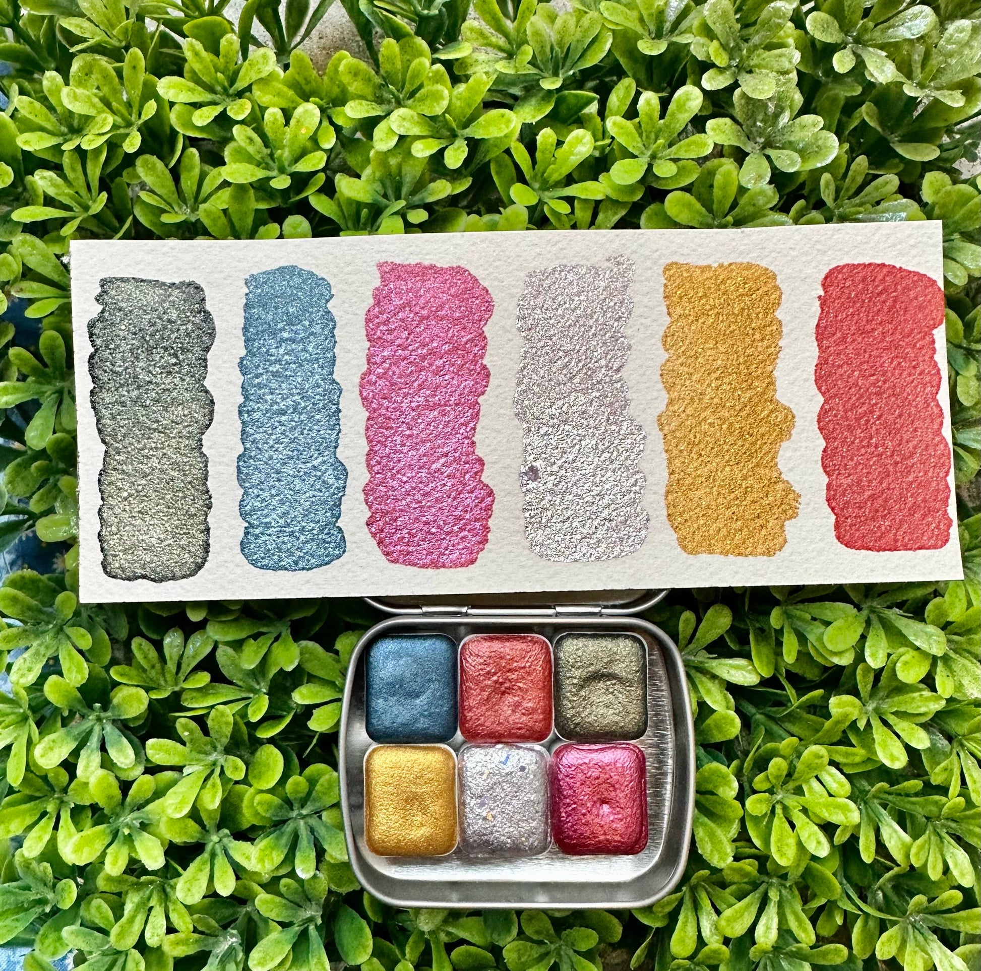 Discontinued Watercolor Palette | Handmade Watercolors | Handmade Paint | Watercolors | Watercolor | Beginner Palette