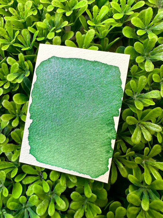 Irish Spring | Shimmer Matte | Handmade Watercolors | bright blue | Handmade Cards | Watercolor Florals | Matte Pigment | Super Pigment