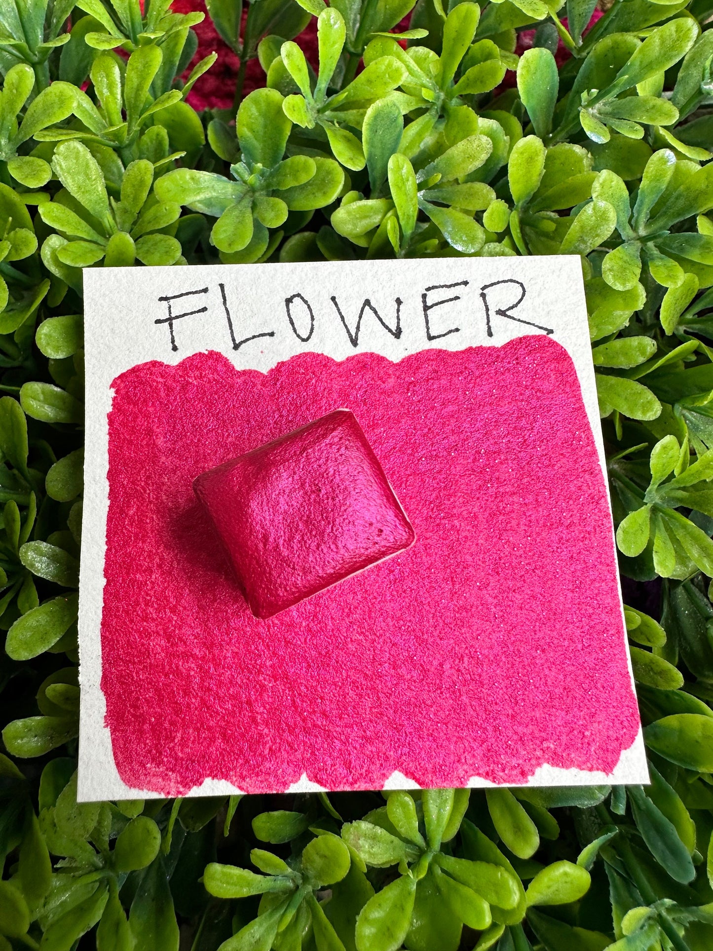 Flower | Ghosts - Reflective Glitter | Handmade Watercolors | Handmade Paint | Calligraphy | Lettering | Flake Pigment