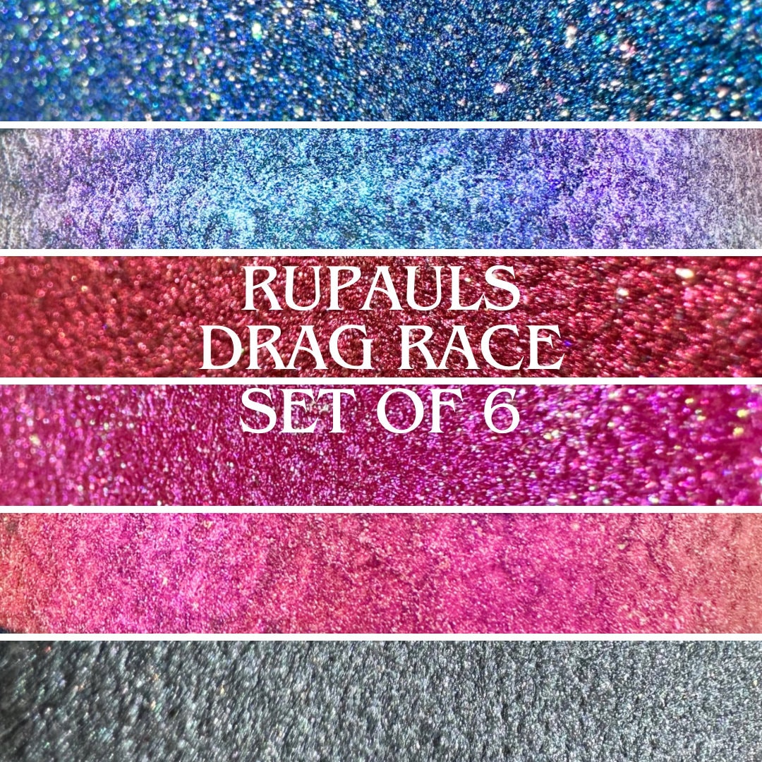 Rupaul Set | Handmade Watercolors | Handmade Paint | Watercolors | Watercolor | Watercolor Artist