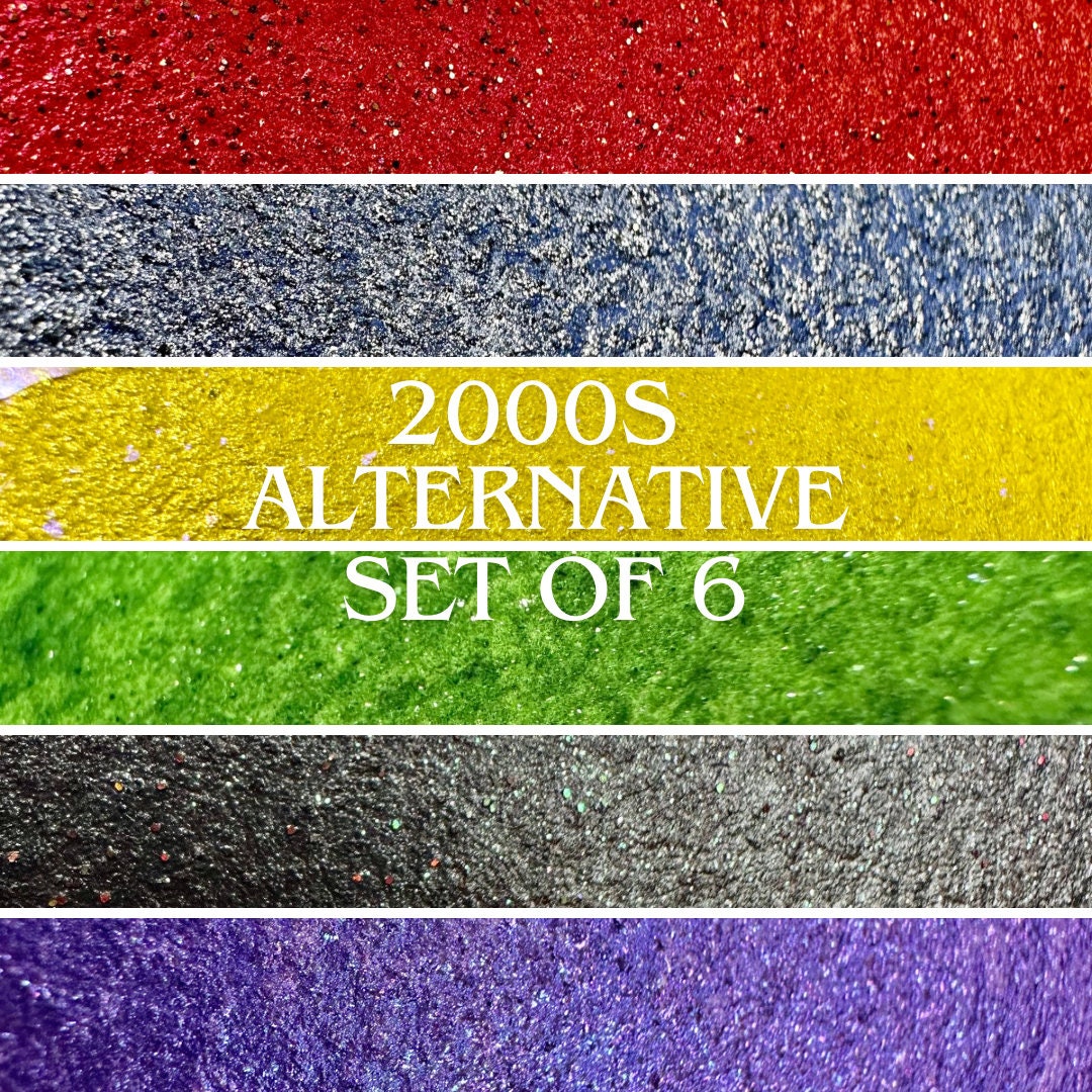 2000s Alternative Set| Handmade Watercolors | Handmade Paint | Watercolors | Watercolor | Watercolor Artist