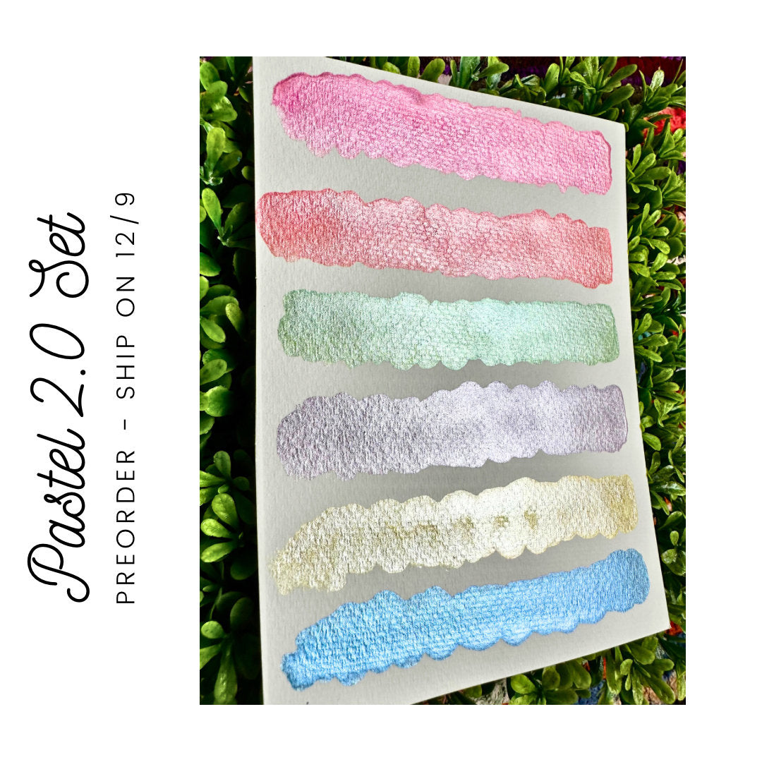 Pastel 2.0 Set | Handmade Watercolors | Handmade Paint | Watercolors | Watercolor | Watercolor Artist