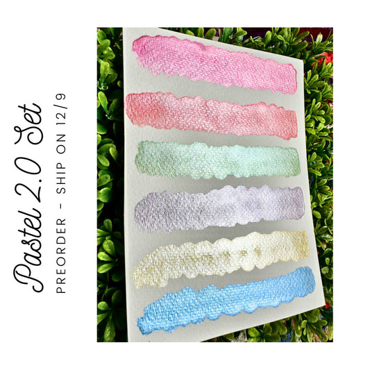 Pastel 2.0 Set | Handmade Watercolors | Handmade Paint | Watercolors | Watercolor | Watercolor Artist