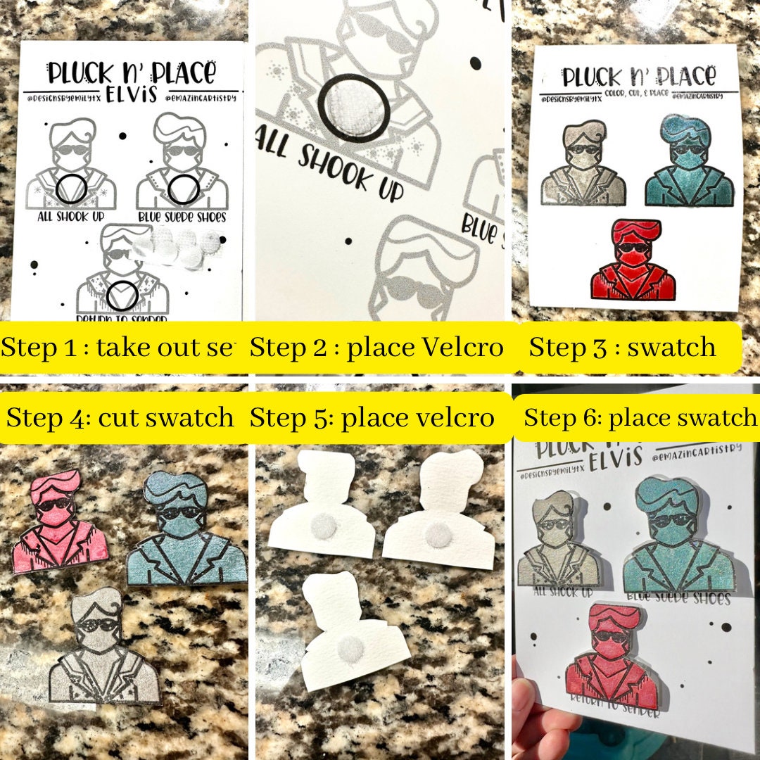 Elvis Set Remastered | Handmade Watercolors | Handmade Paint | Calligraphy | Lettering | Flake Pigment