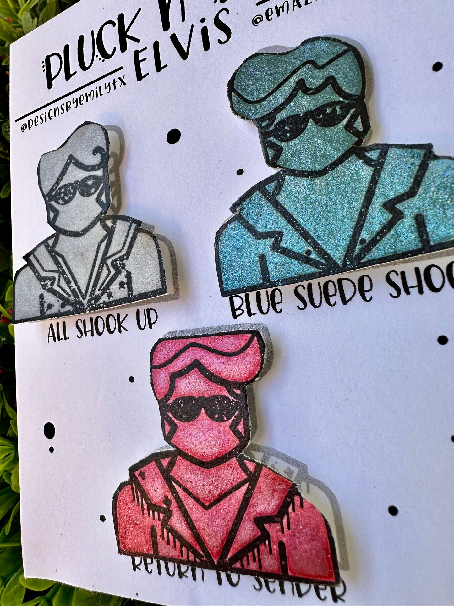 Elvis Set Remastered | Handmade Watercolors | Handmade Paint | Calligraphy | Lettering | Flake Pigment
