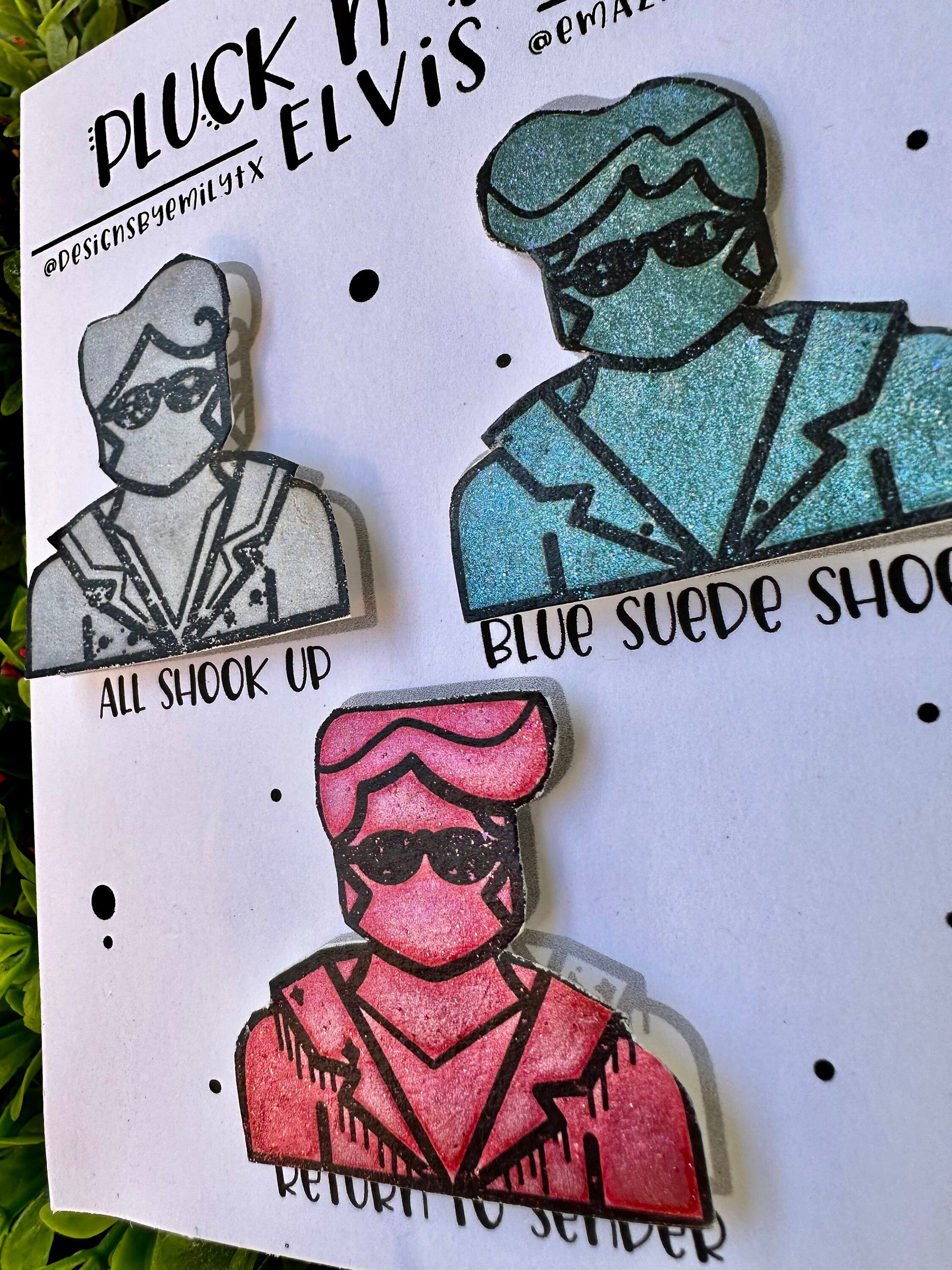 Elvis Set Remastered | Handmade Watercolors | Handmade Paint | Calligraphy | Lettering | Flake Pigment