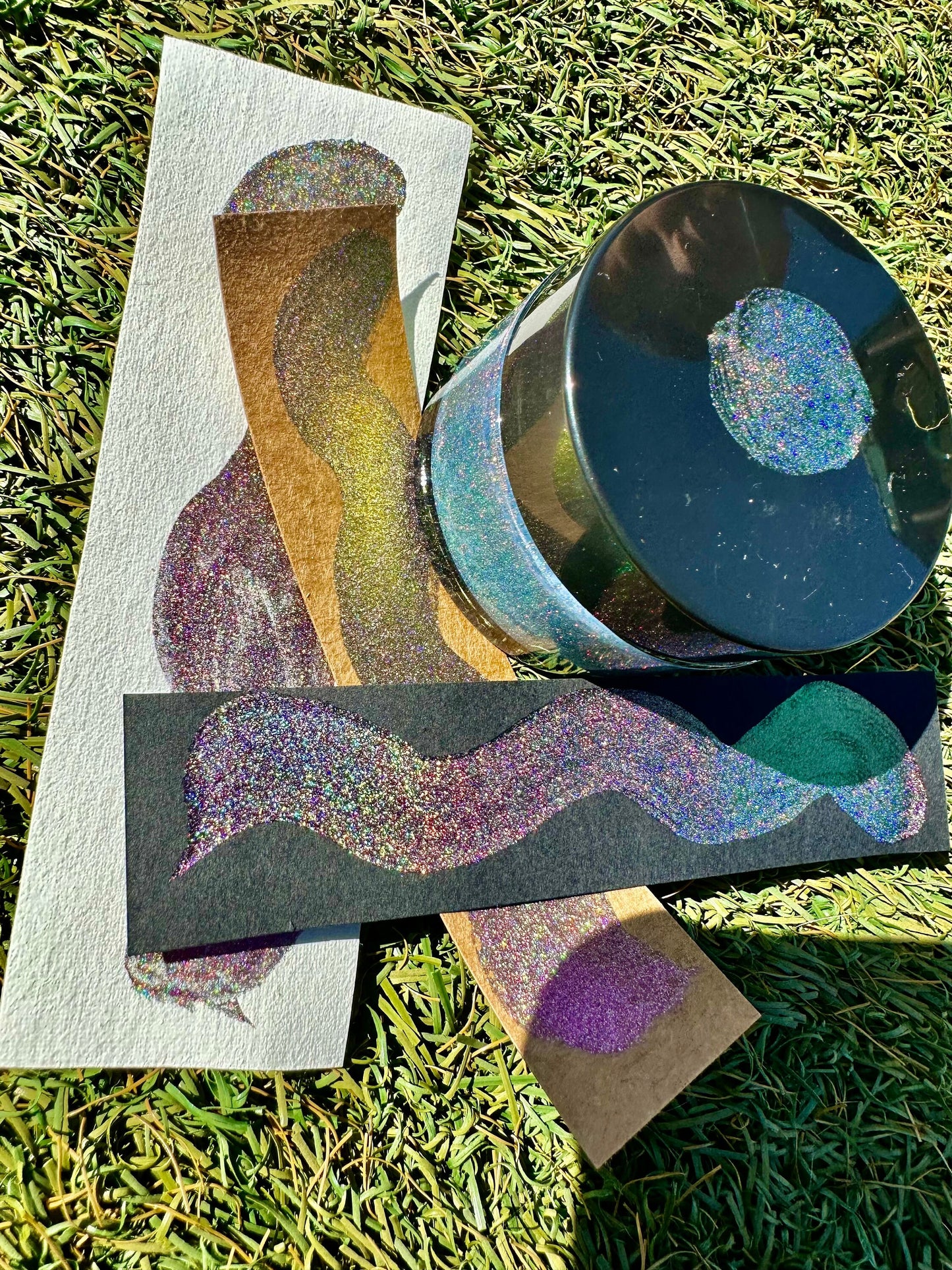 Be Curious Not Judgemental| Handmade Acrylic Paint | Handmade Paint | Acrylic Artist | Watercolor | Acrylic Shimmer Artist