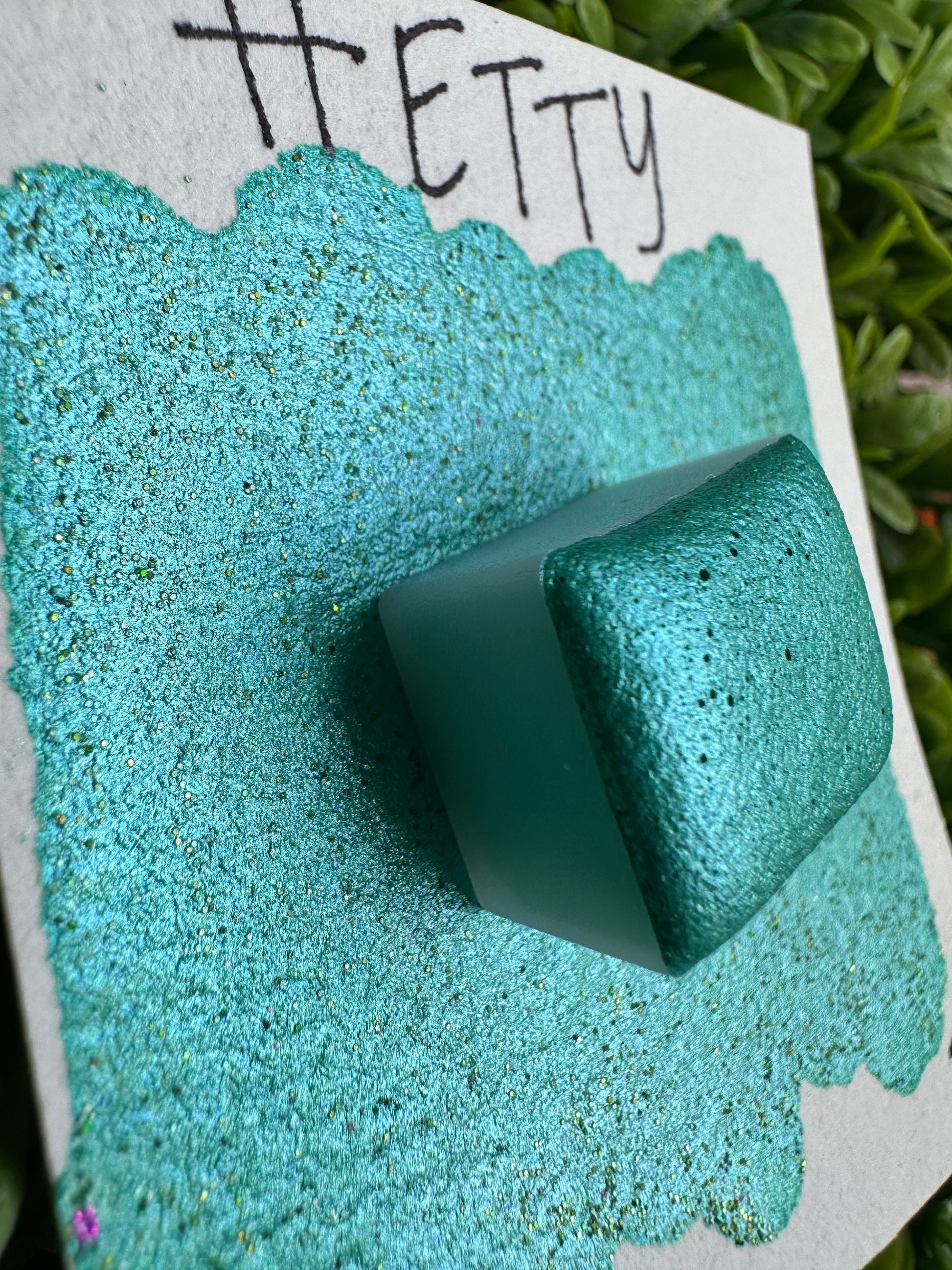 Hetty | Ghosts - Reflective Glitter | Handmade Watercolors | Handmade Paint | Calligraphy | Lettering | Flake Pigment