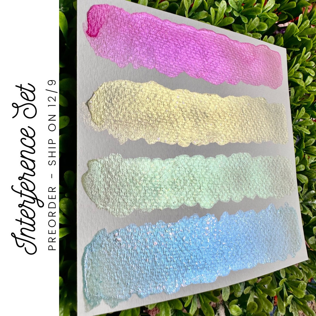 Interference Set | | | Handmade Watercolors | Handmade Paint | Watercolors | Watercolor | Watercolor Artist