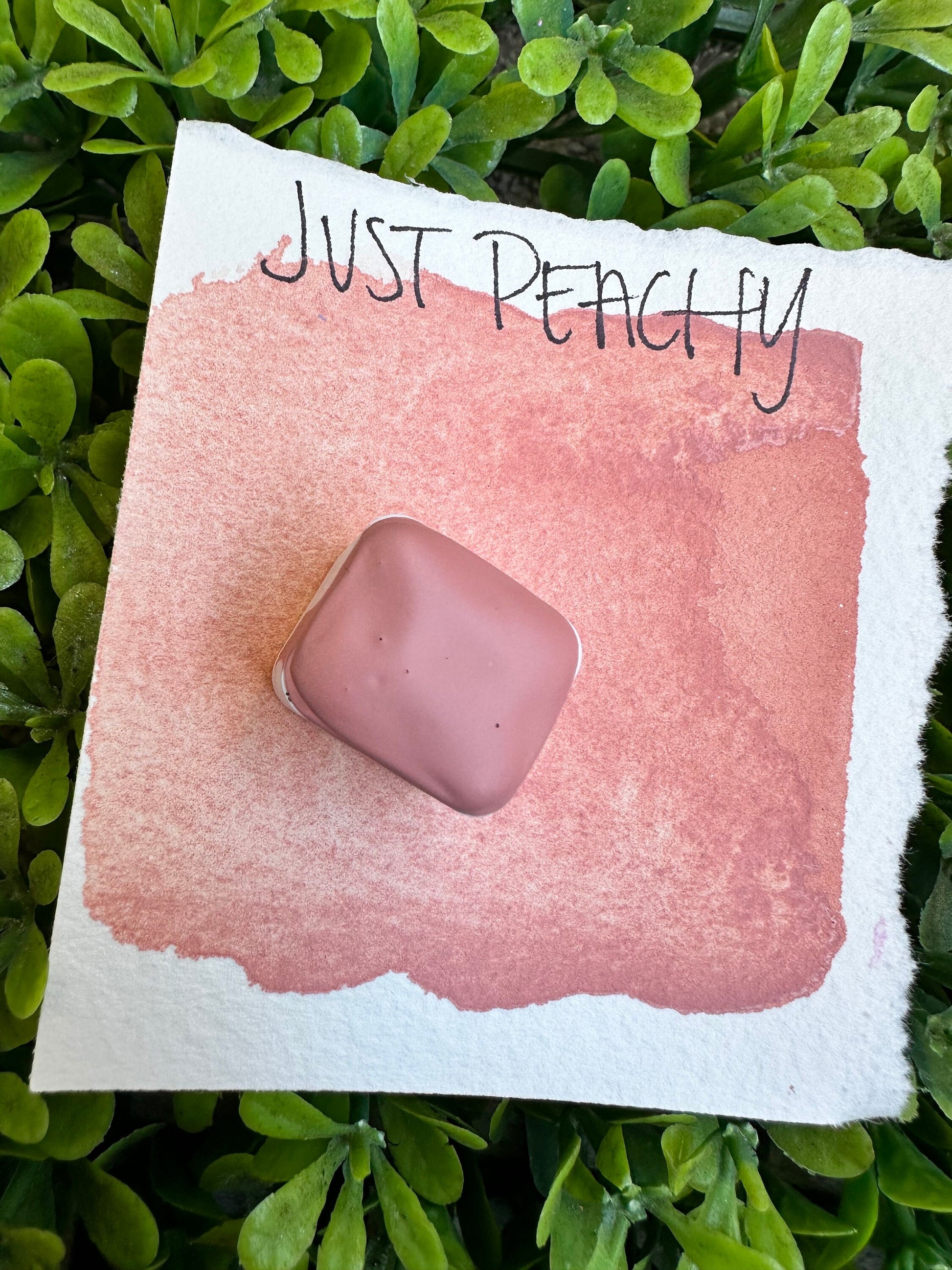 Just Peachy | Handmade Watercolors | Handmade Paint | Watercolors | Watercolor Florals | Boho Series