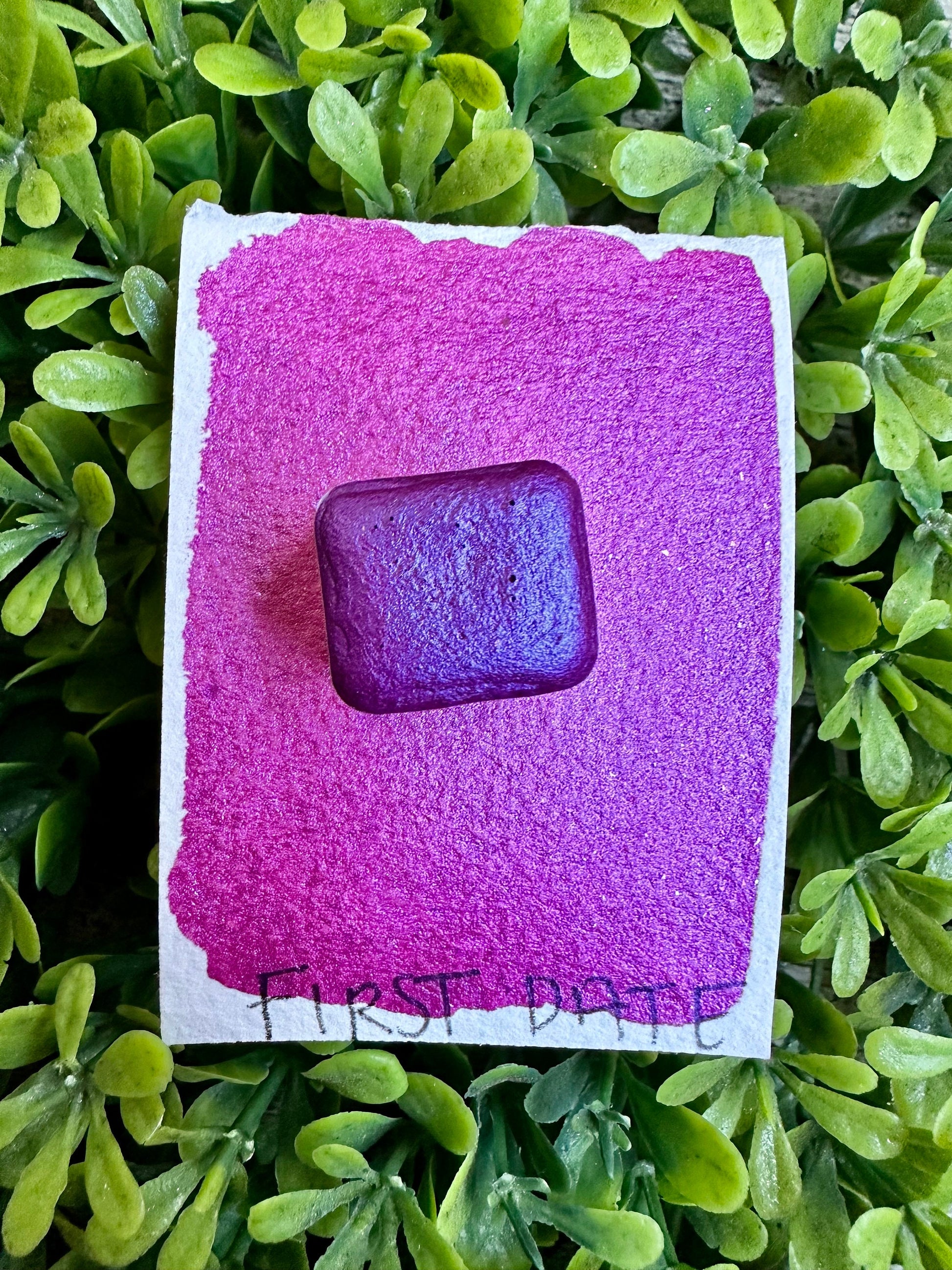 First Date | Valentines Series Reformulated | Handmade Watercolors | Handmade Paint | Watercolors | Watercolor | Watercolor Artist