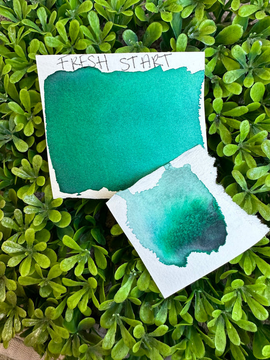 Fresh Start | Granulation | Handmade Watercolors | Handmade Paint | Watercolors | Watercolor Artist | Granulating Watercolor