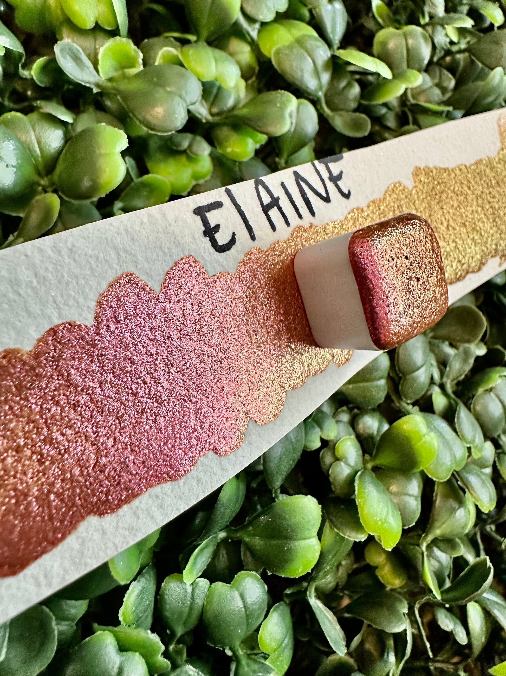 Elaine | Handmade Watercolors | Handmade Paint | Calligraphy | Lettering |