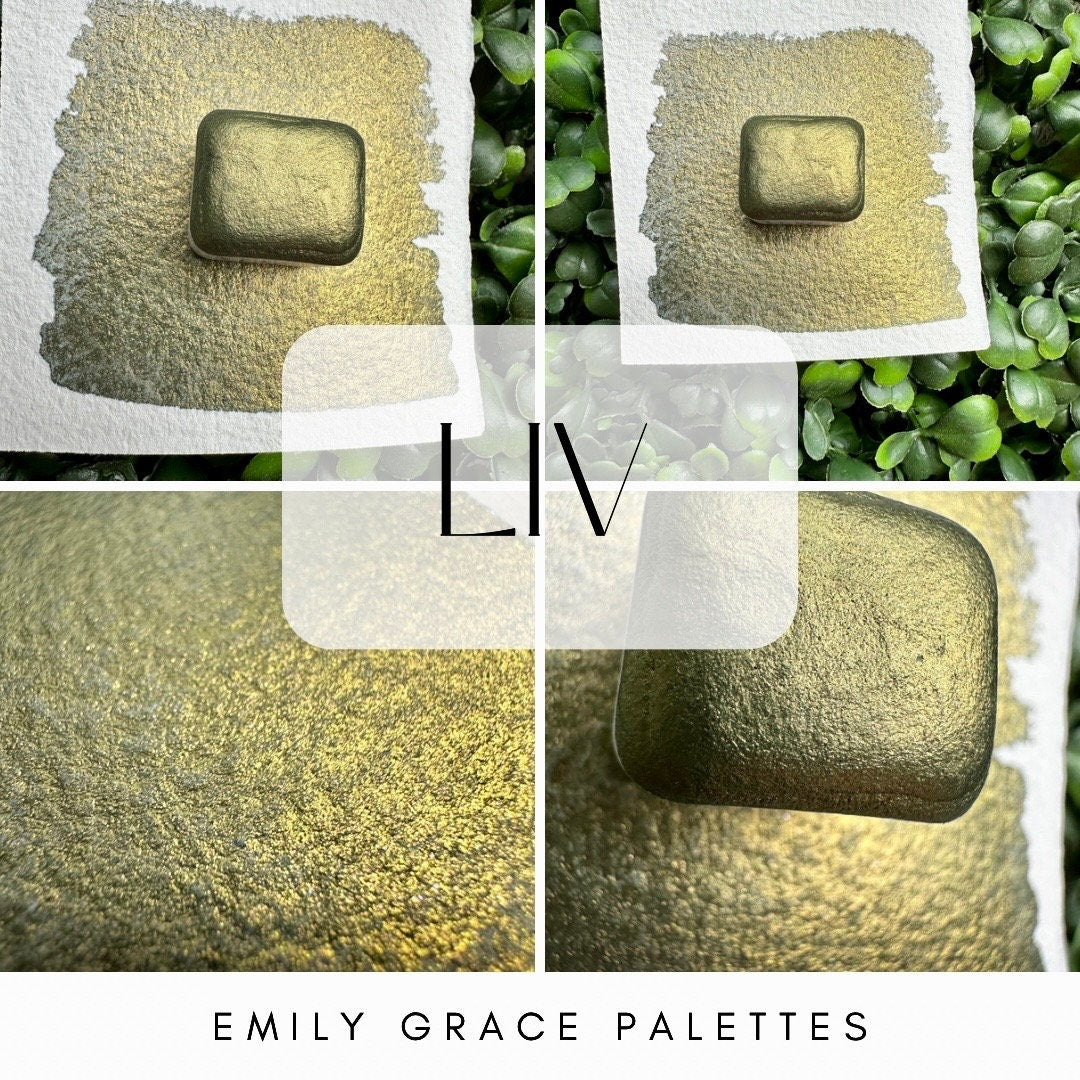 Liv | Christmas Theme | LIMITEDCOLOR | Handmade Watercolors | Handmade Paint | Calligraphy |