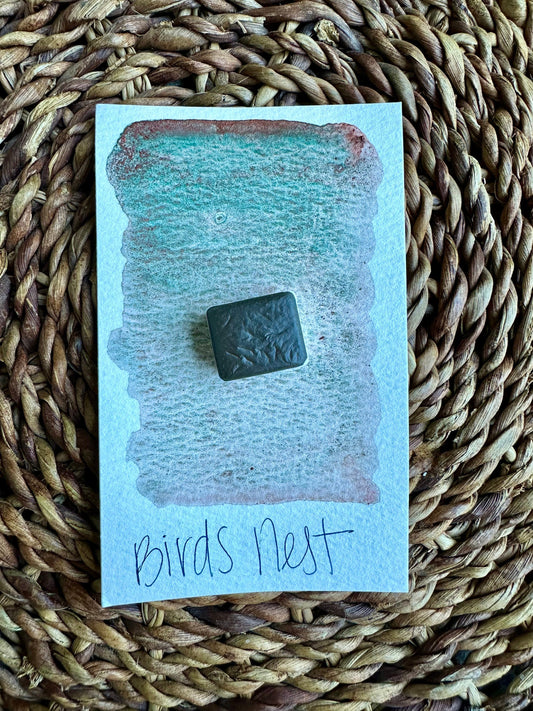 Birds Nest READ INFO | Granulation | Handmade Watercolors | Paint | Watercolors | Watercolor Artist | Granulating Watercolor