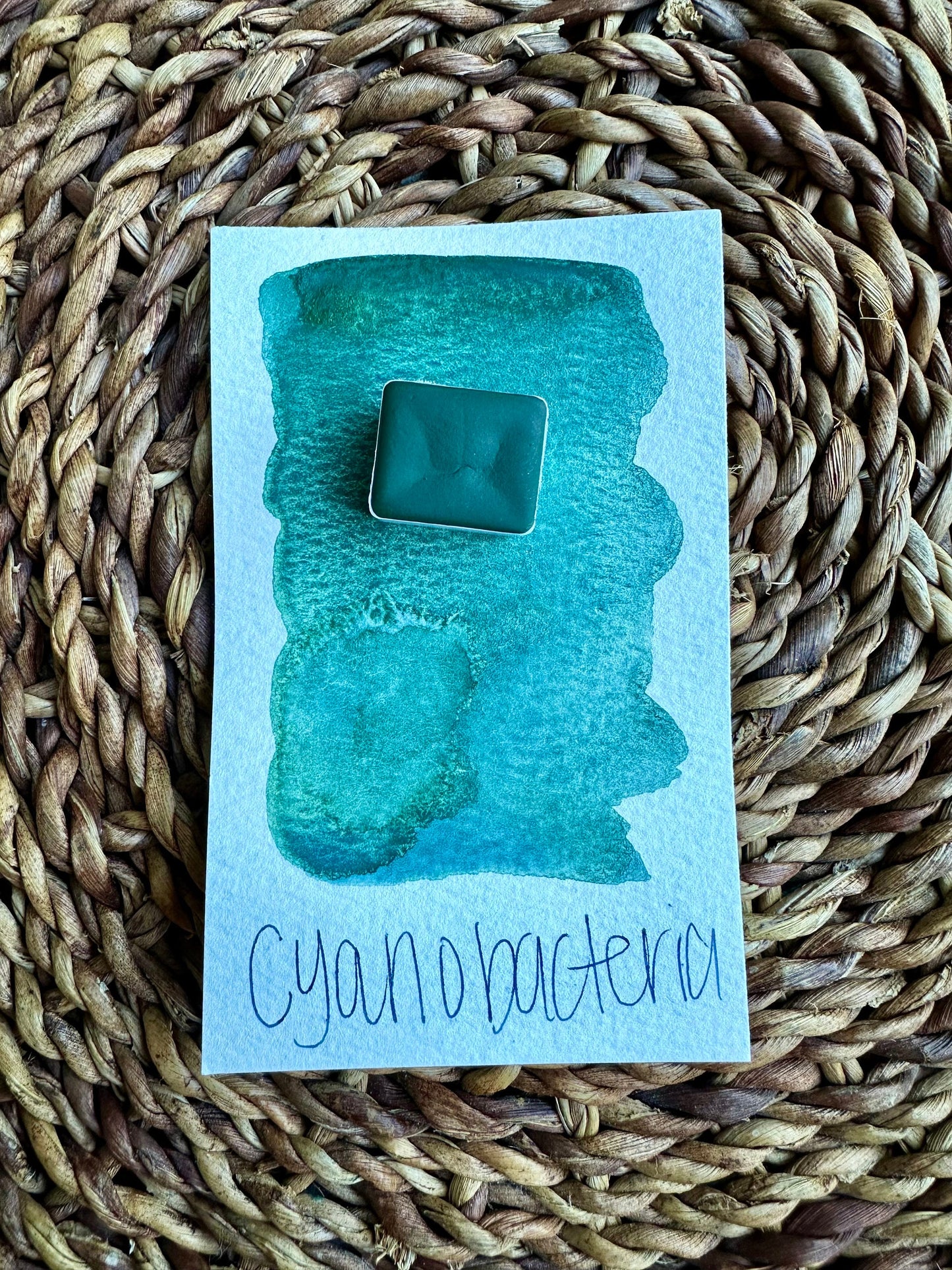 Cyanobacteria | Granulation | Handmade Watercolors | Paint | Watercolors | Watercolor Artist | Granulating Watercolor