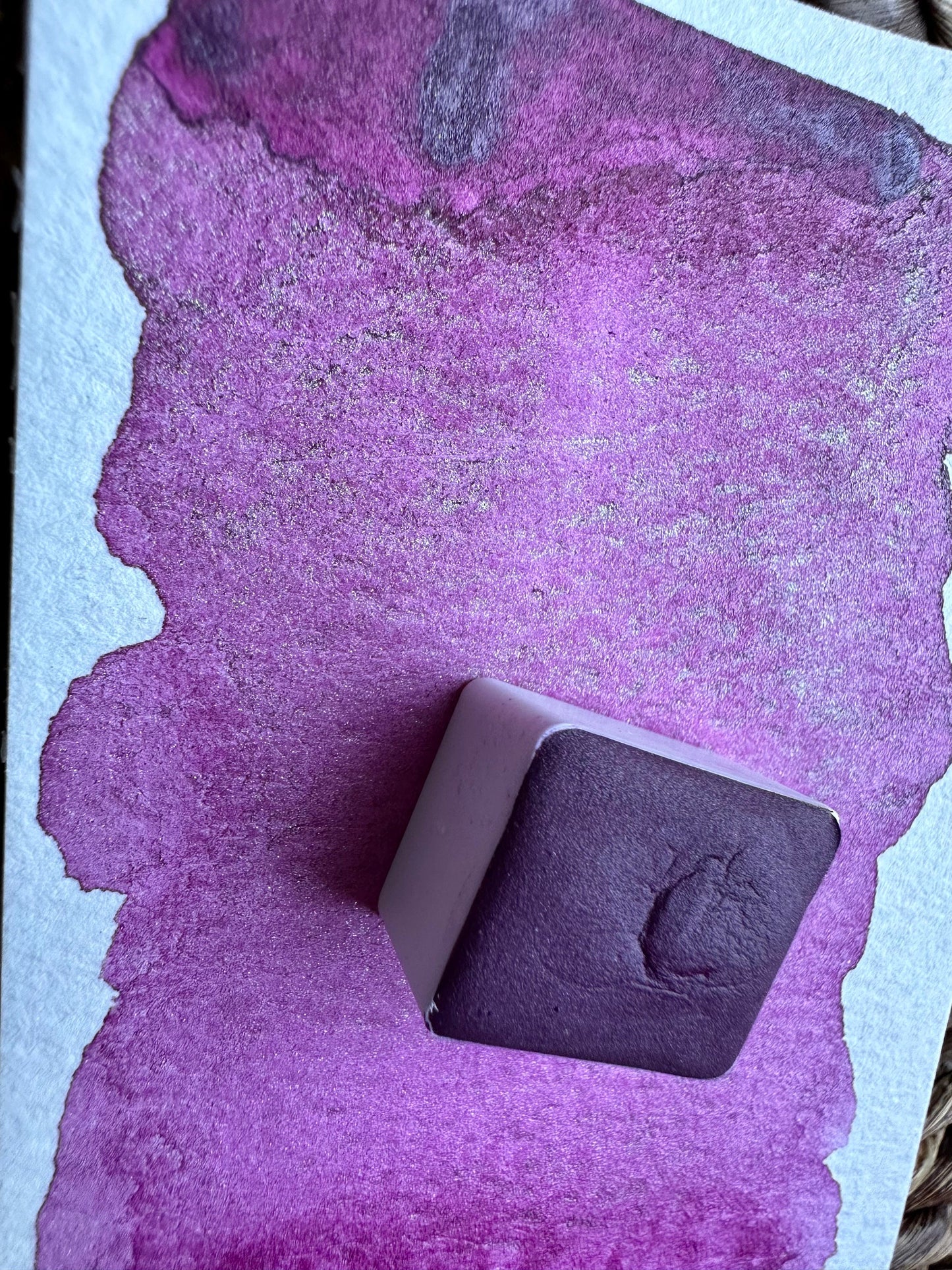 Lobed Coral | SHIMMER Blend | Handmade Watercolors | Handmade Paint | Watercolors | Watercolor | Watercolor Artist