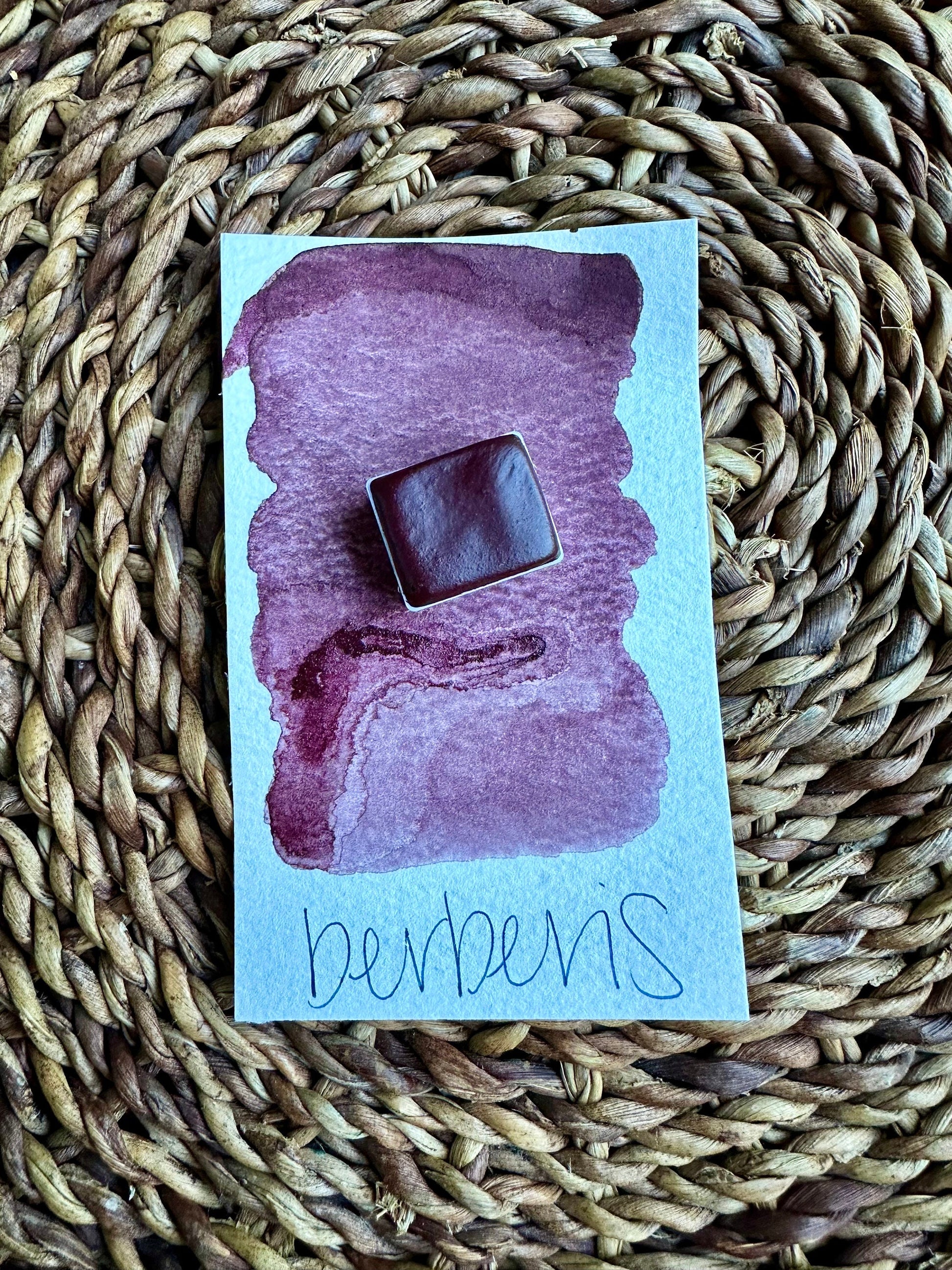 Berberis | Granulation | Handmade Watercolors | Paint | Watercolors | Watercolor Artist | Granulating Watercolor