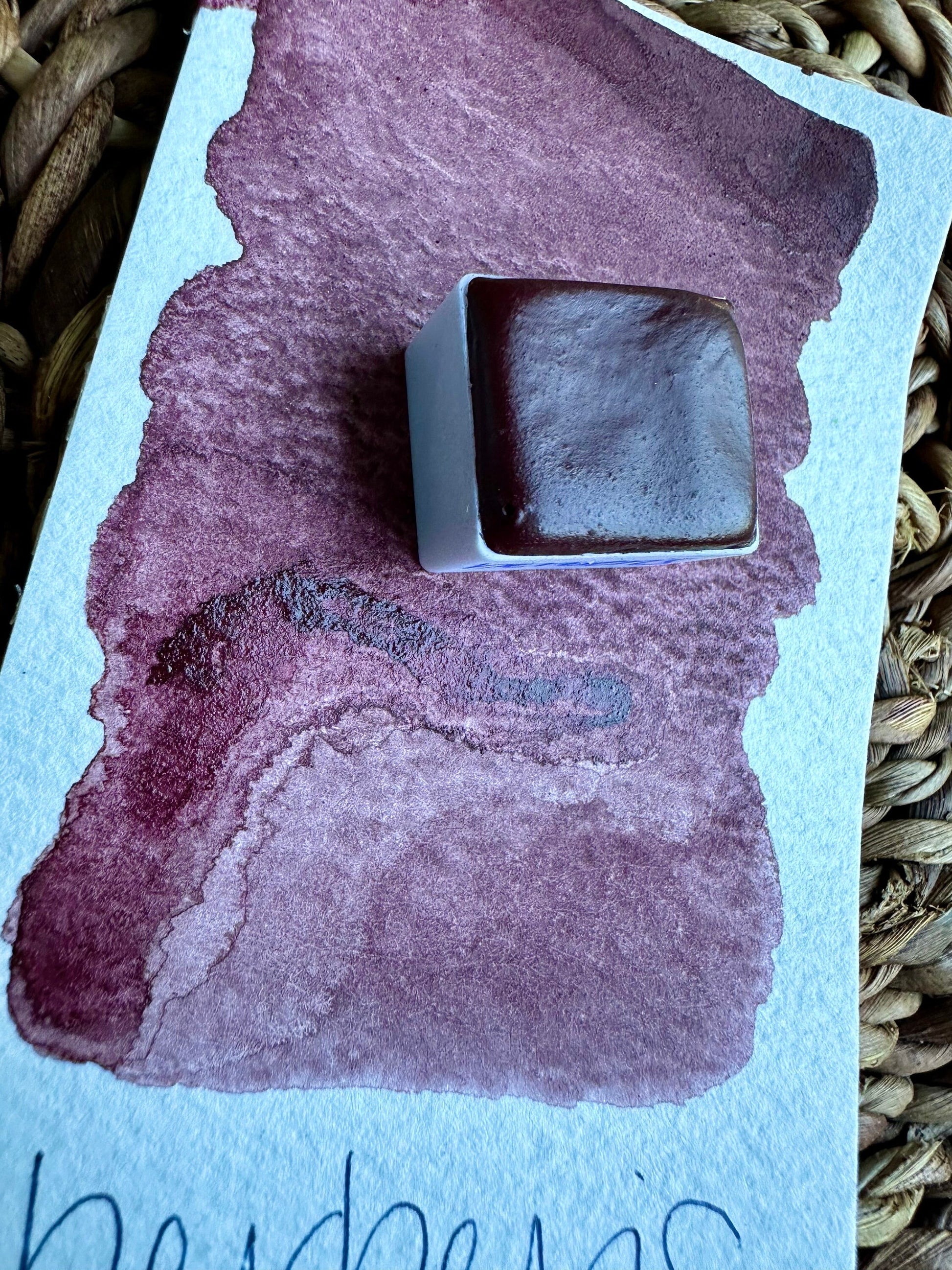 Berberis | Granulation | Handmade Watercolors | Paint | Watercolors | Watercolor Artist | Granulating Watercolor
