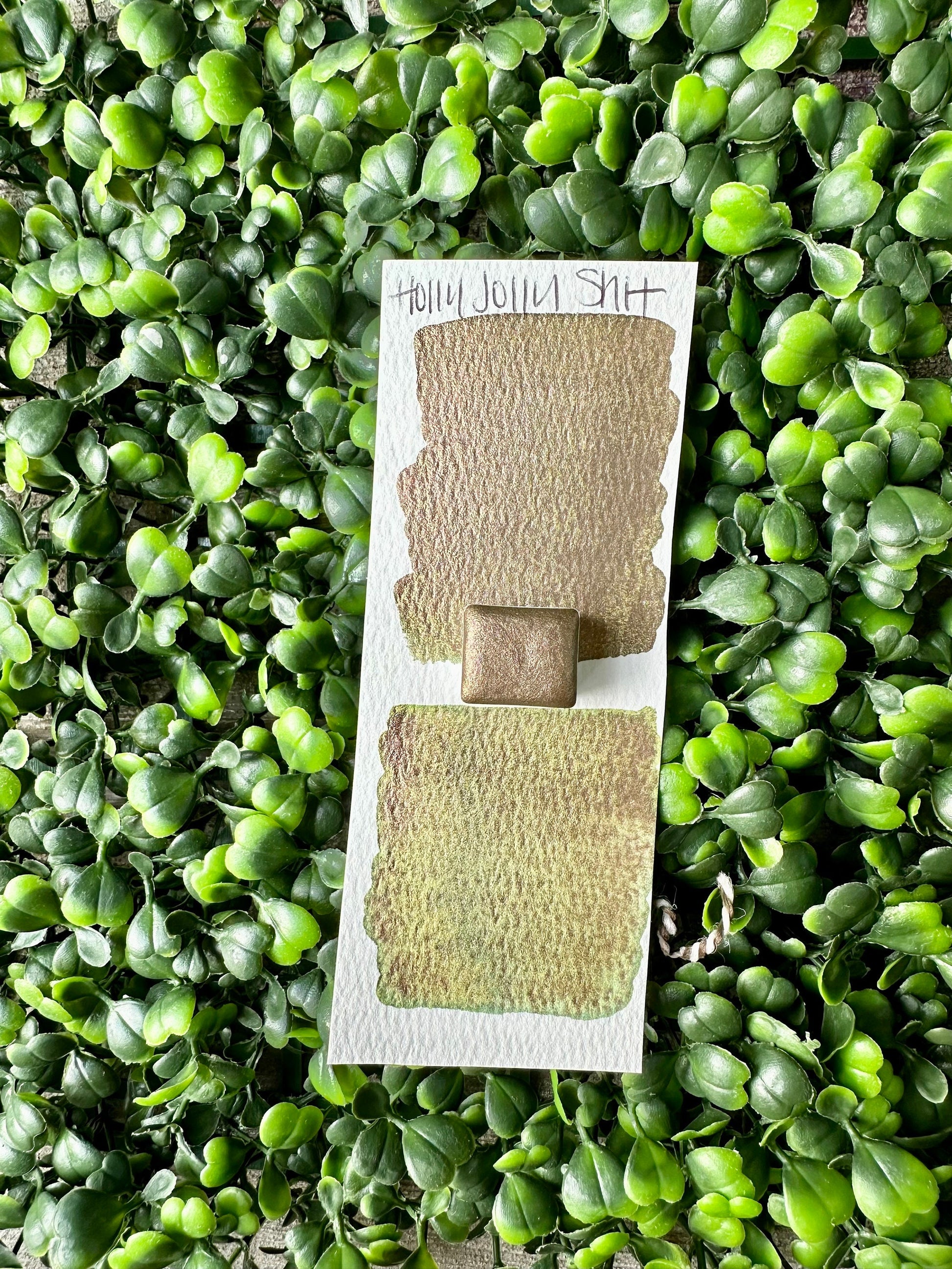Holly Jolly S*** REFORMULATED | Handmade Watercolor ~ Watercolors | Watercolor Arisit | Handmade | Schitts Creek |