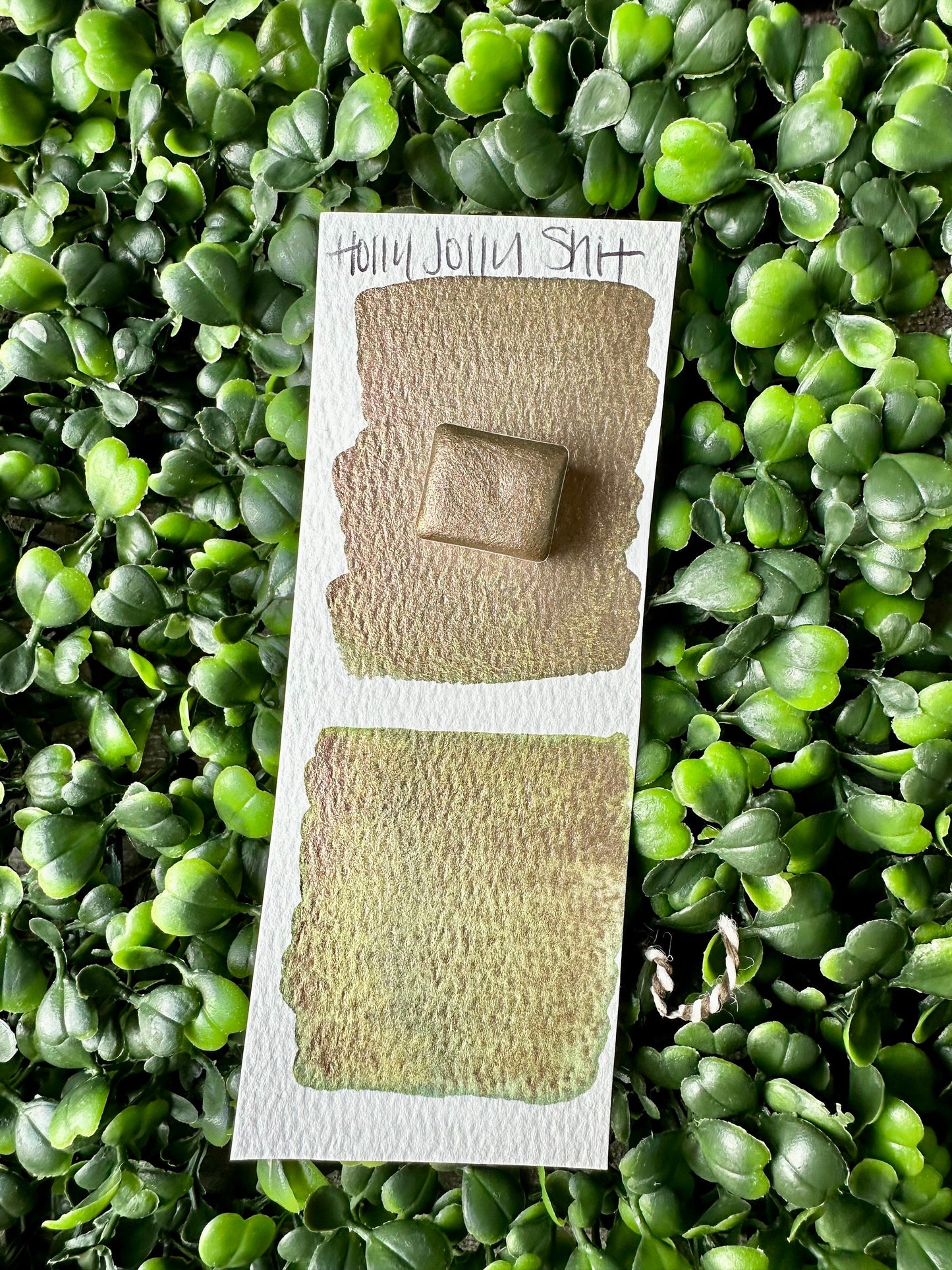 Holly Jolly S*** REFORMULATED | Handmade Watercolor ~ Watercolors | Watercolor Arisit | Handmade | Schitts Creek |