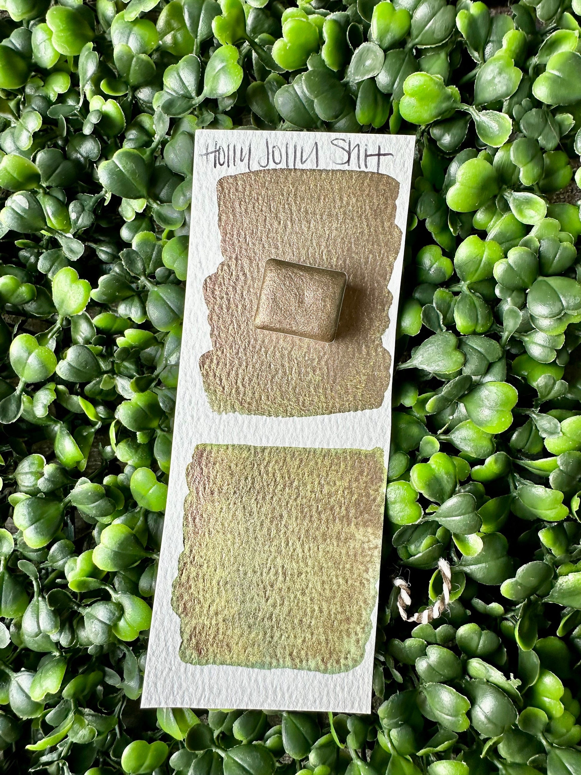 Holly Jolly S*** REFORMULATED | Handmade Watercolor ~ Watercolors | Watercolor Arisit | Handmade | Schitts Creek |