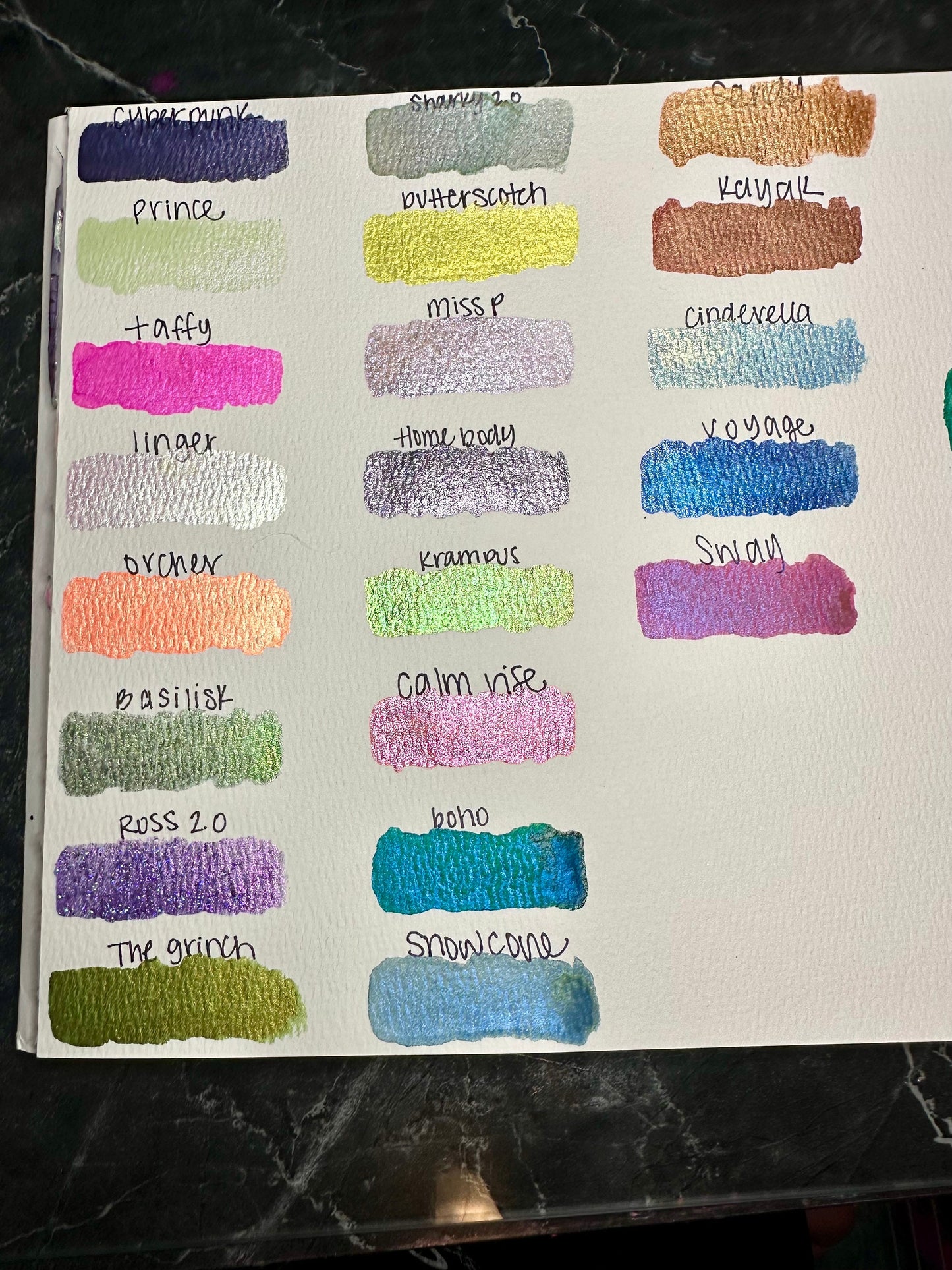 Mini Pan 21 Color Watercolor Palette TIN INCLUDED | Handmade Watercolors | Handmade Paint | Watercolors | Watercolor | Beginner Palette