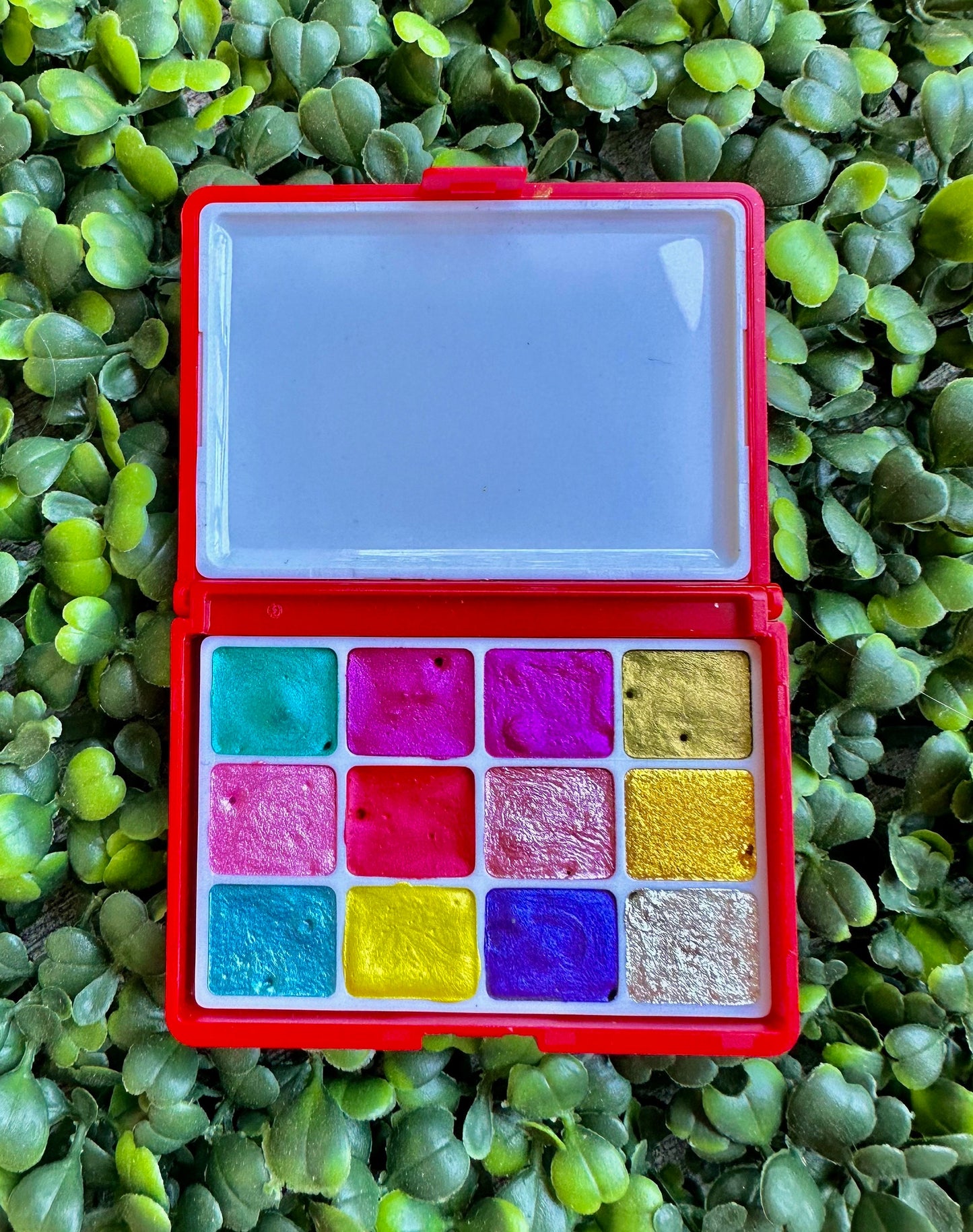12 Color Watercolor Palette Quarter Size | Handmade Watercolors | Handmade Paint | Watercolors | Watercolor | Beginner Palette |