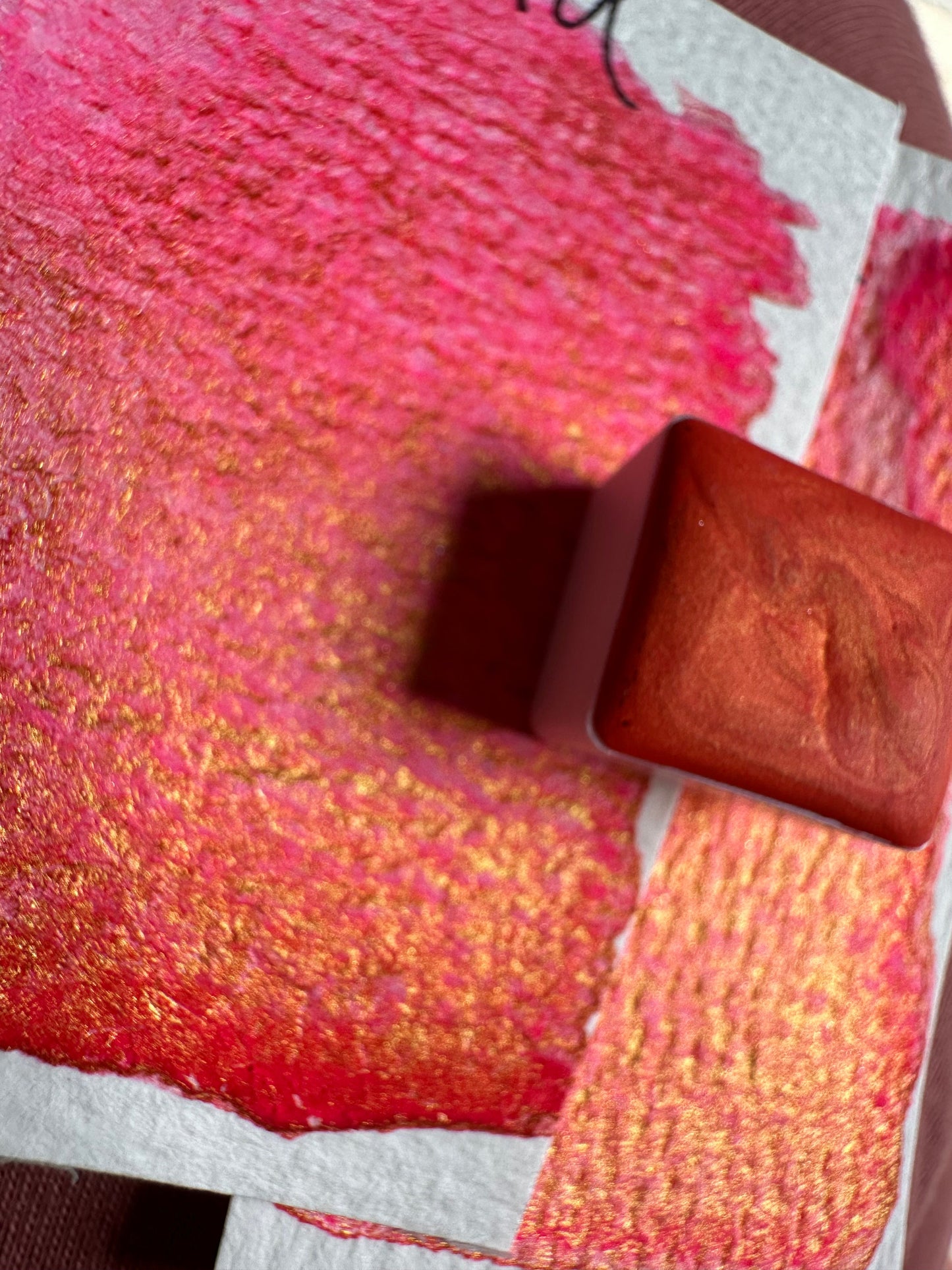 Zinia | Shimmer Matte | Handmade Watercolors | Vibrant Watercolor | Handmade Cards | Watercolor Florals | Matte Pigment | Super Pigment