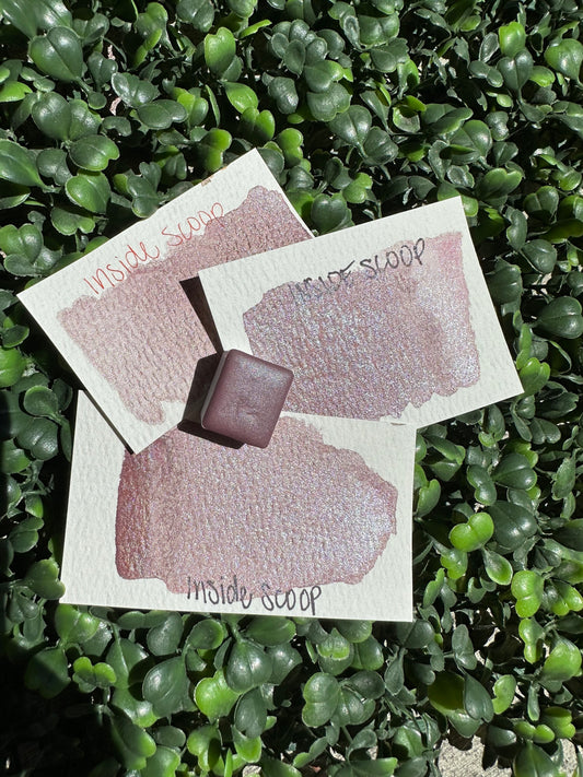 Inside Scoop | Shimmer Matte | Handmade Watercolors | Vibrant Watercolor | Handmade Cards | Watercolor Florals | Matte Pigment | l Pigment