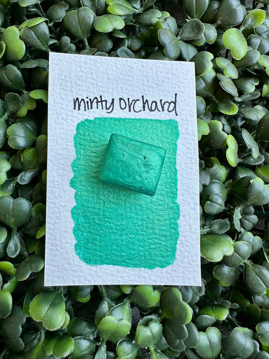 Minty Orchard | Handmade Watercolors | Handmade Paint | Watercolors | Watercolor | Watercolor Artist