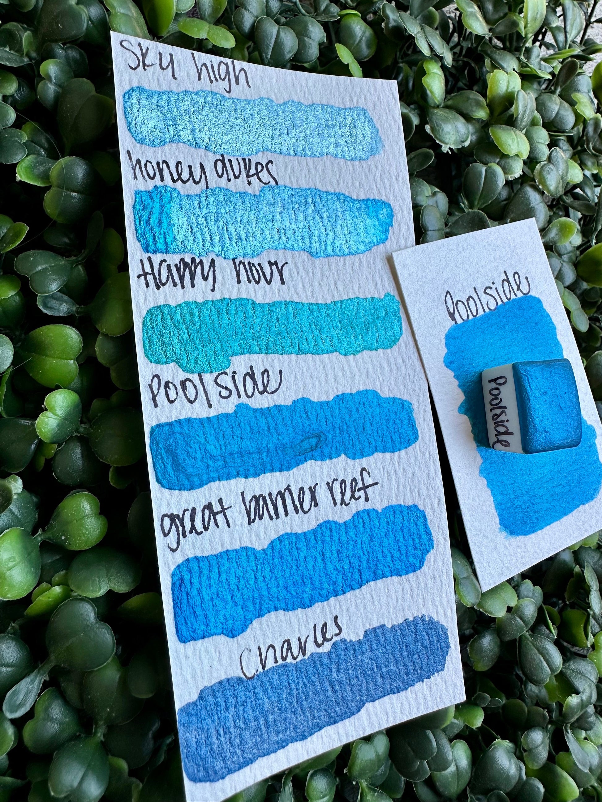 Pool Side | Handmade Watercolors | Handmade Paint | Watercolors | Watercolor | Watercolor Artist