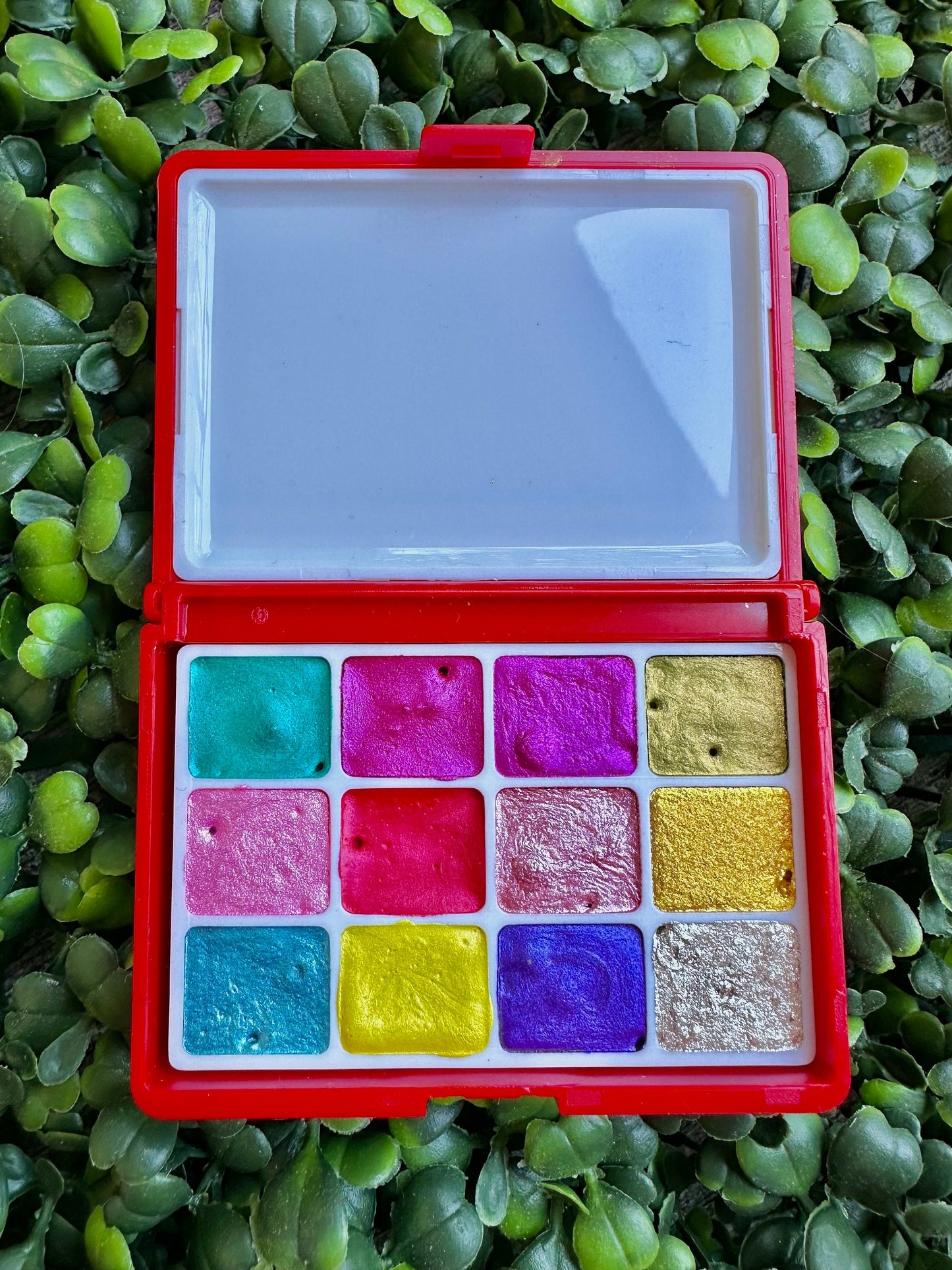 12 Color Watercolor Palette Quarter Size | Handmade Watercolors | Handmade Paint | Watercolors | Watercolor | Beginner Palette |