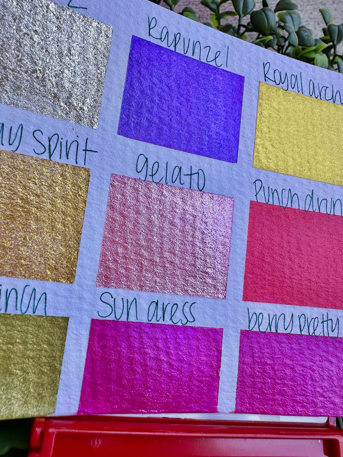 12 Color Watercolor Palette Quarter Size | Handmade Watercolors | Handmade Paint | Watercolors | Watercolor | Beginner Palette |